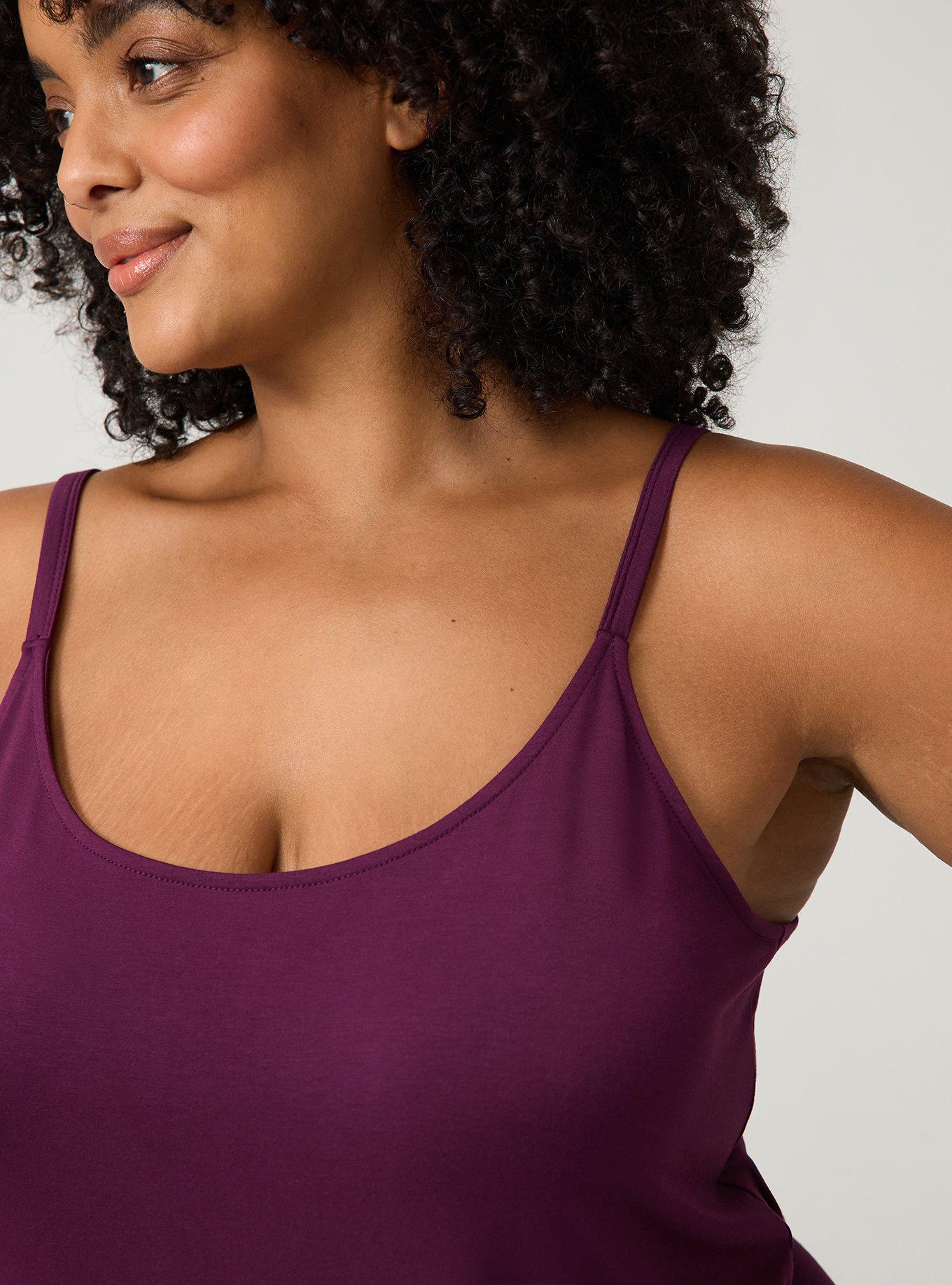 Slinky Jersey Sleep Tank, POTENT PURPLE, alternate