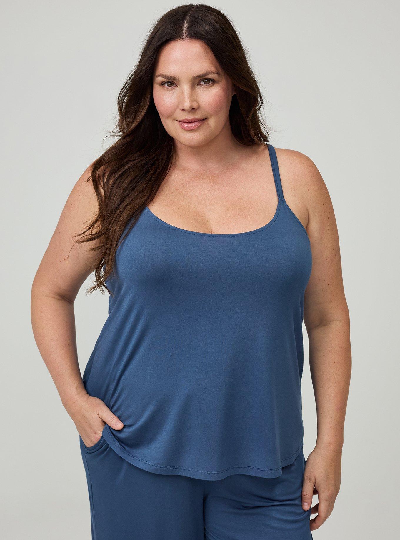 Slinky Jersey Sleep Tank, SARGASSO SEA, hi-res