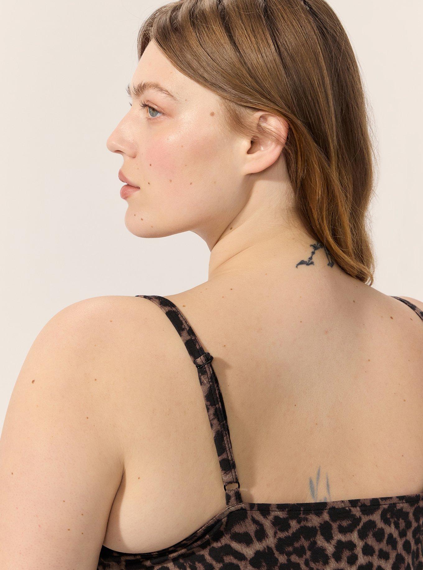 Slinky Jersey Sleep Tank, ON THE PROWL LEOPARD BROWN, alternate