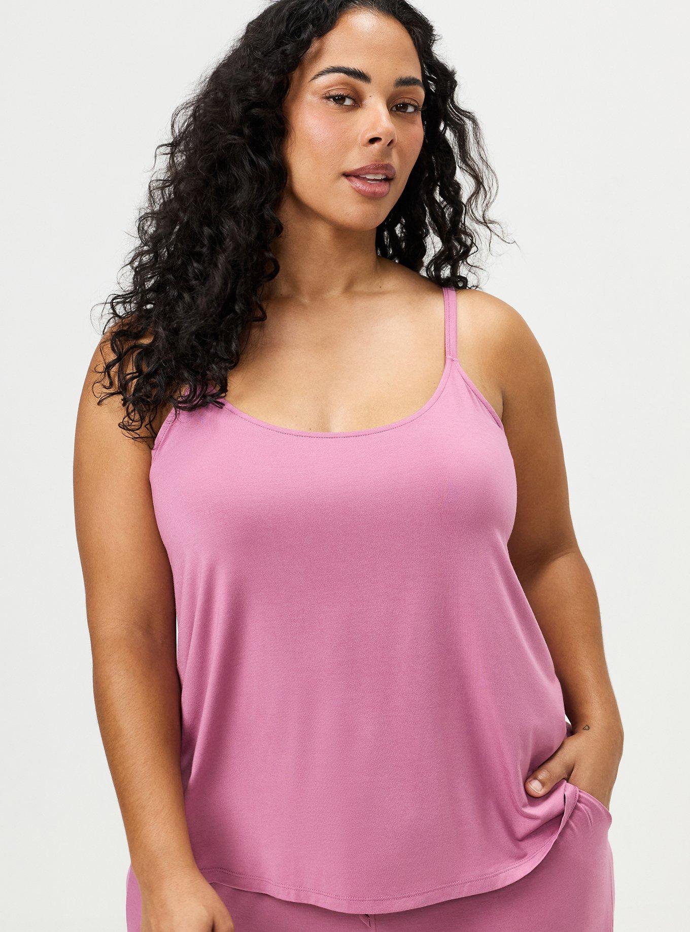 Slinky Jersey Sleep Tank, MELLOW MAUVE, alternate