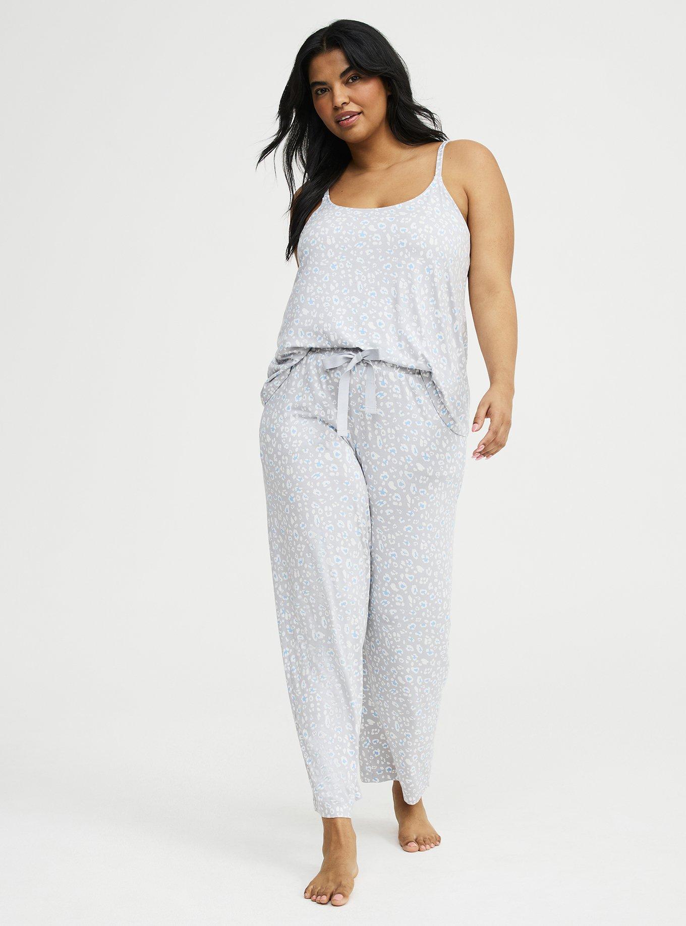 Slinky Jersey Sleep Tank, DIZZY LEOPARD GRAY, alternate
