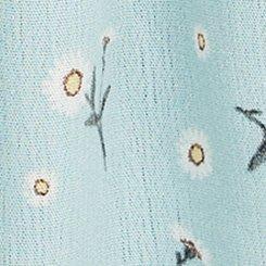 Embroidered Smocked Bodice Top, DAINTY DAISY FLORAL MINT, swatch