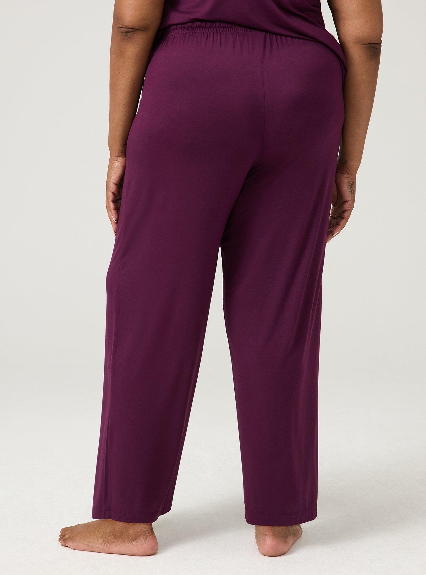 Slinky Jersey Sleep Pant, POTENT PURPLE, alternate