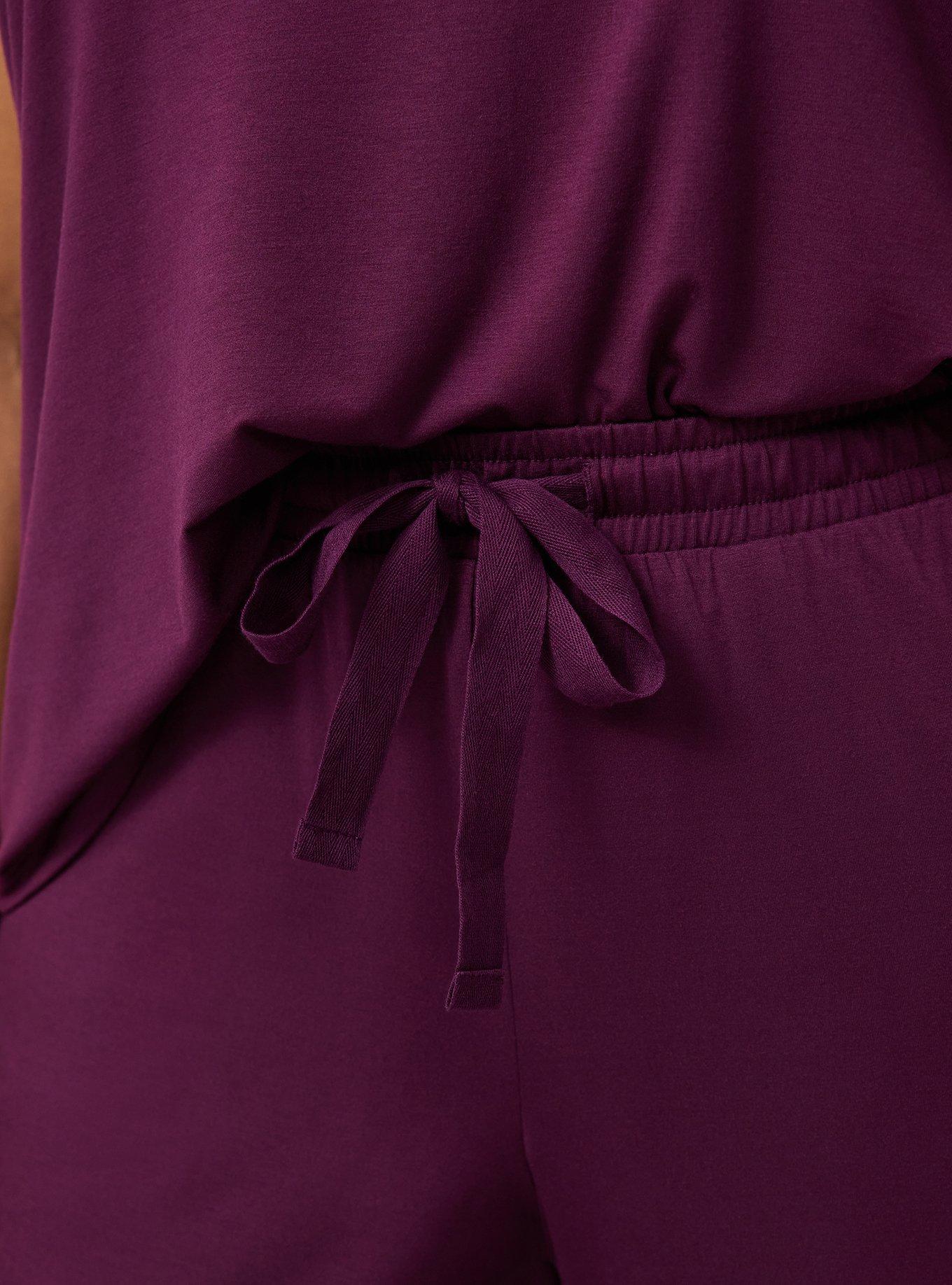 Slinky Jersey Sleep Pant, POTENT PURPLE, alternate