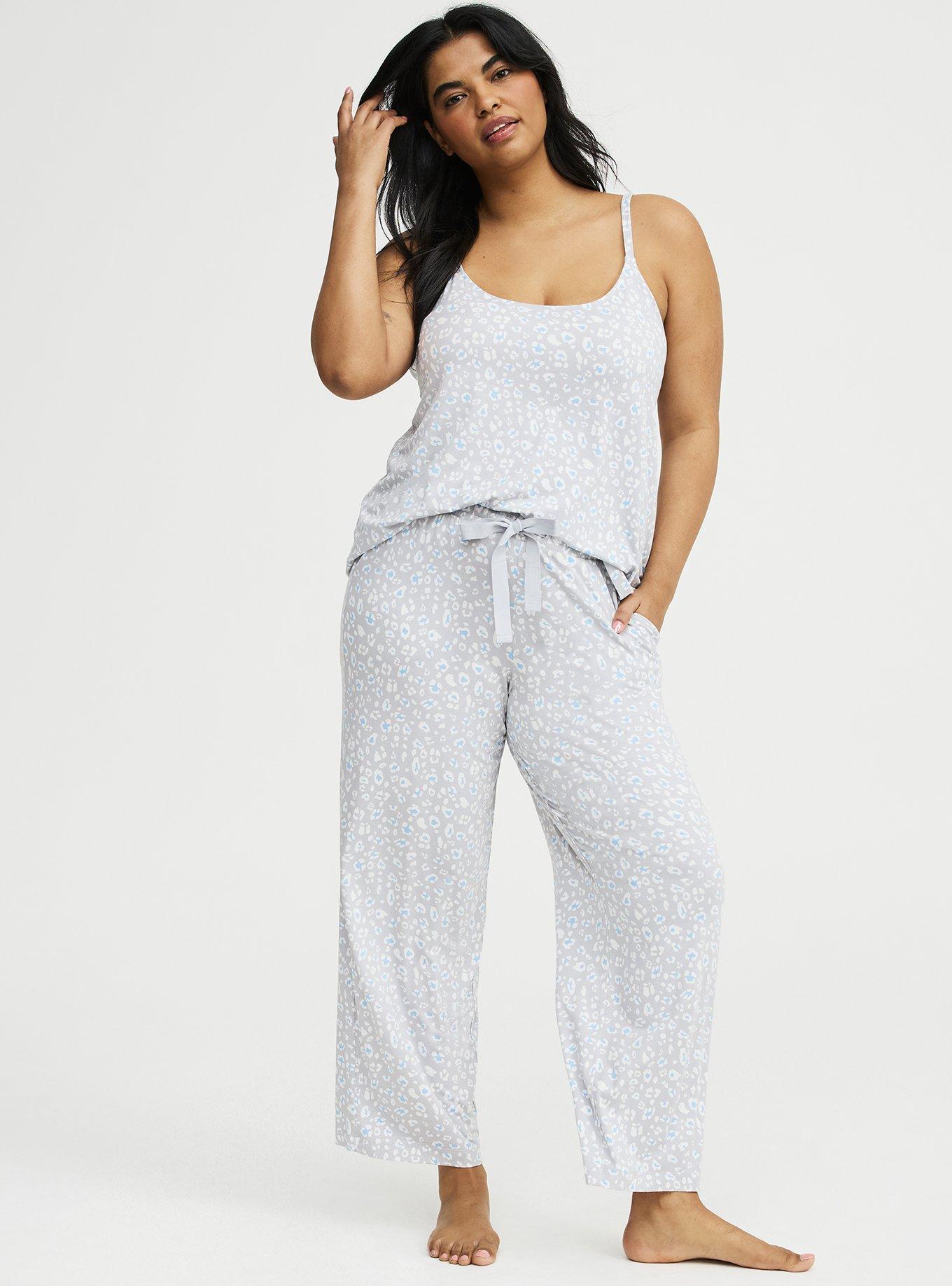 Slinky Jersey Sleep Pant, DIZZY LEOPARD GRAY, alternate
