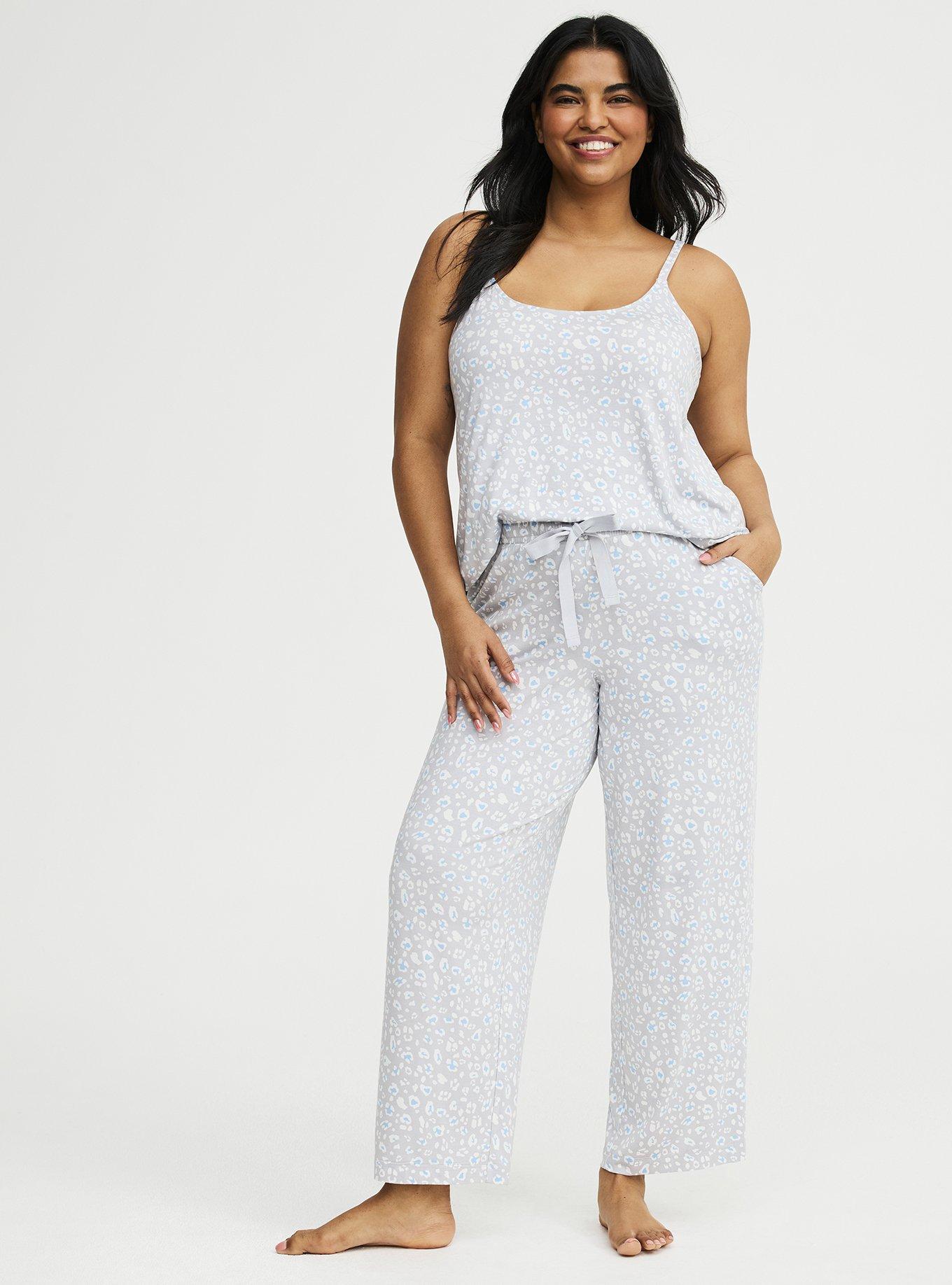 Slinky Jersey Sleep Pant, DIZZY LEOPARD GRAY, hi-res