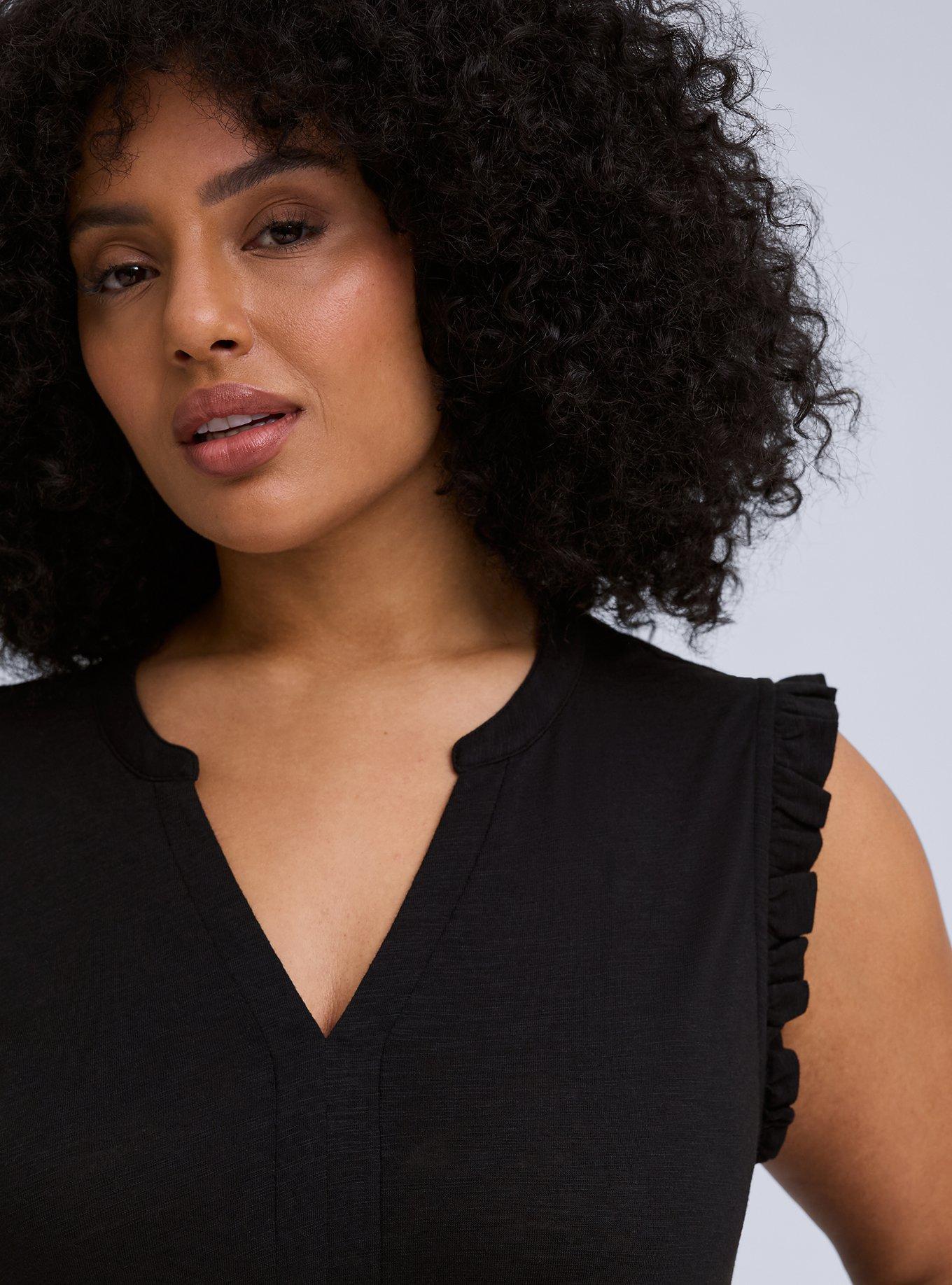 Belle Isle Flutter Sleeve Midi Dress, DEEP BLACK, alternate