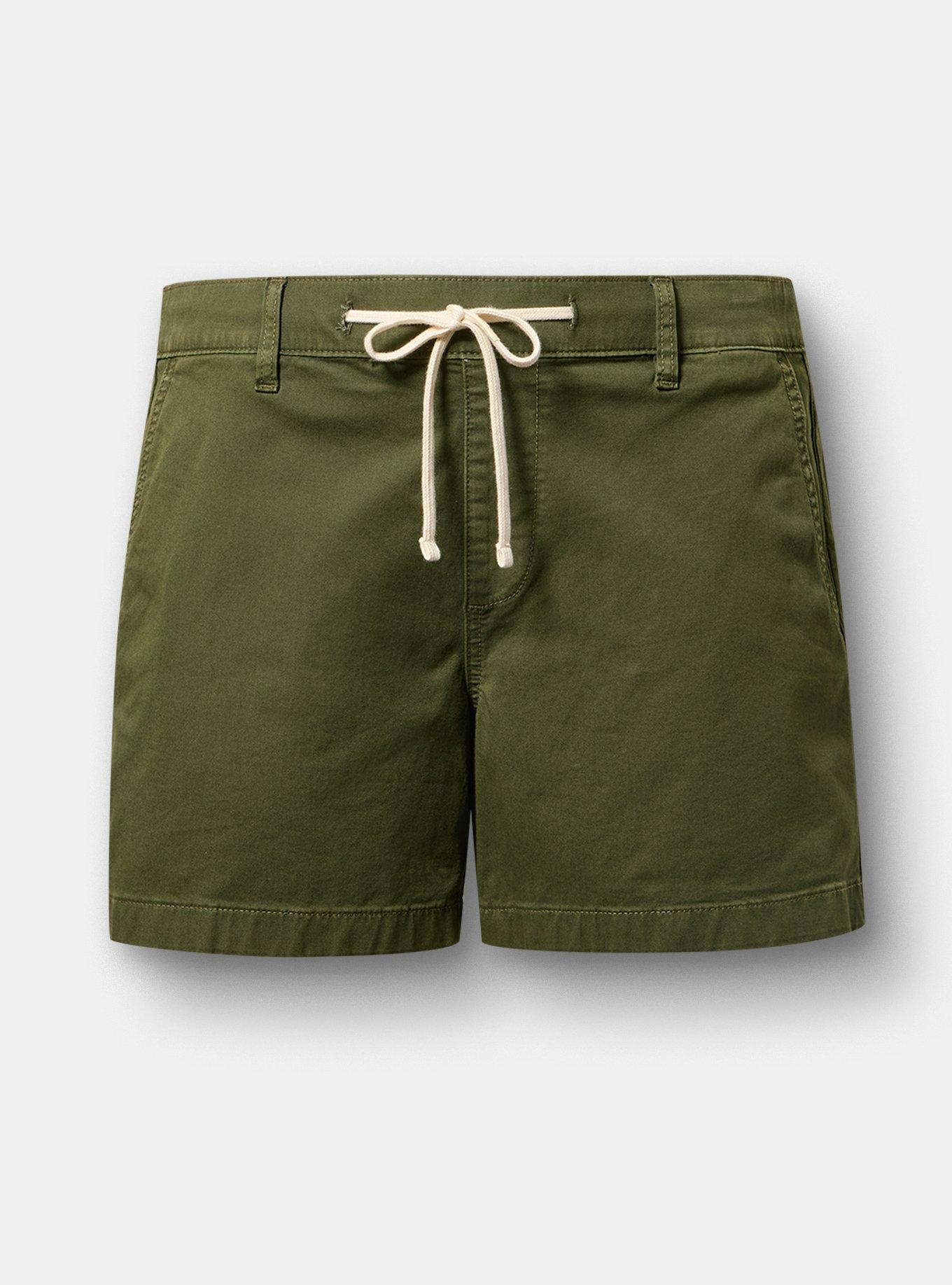 Plus Size - 3.5'' Pull-On Weekend Stretch Twill Cargo Short - Torrid