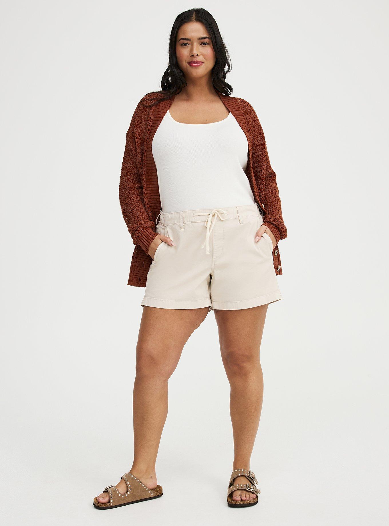 3.5'' Pull-On Weekend Stretch Twill Cargo Short, RAINY DAY, alternate