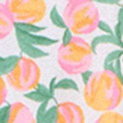 Plus Size Retro Chic Belted Swing Dress, GEORGIA PEACHES MULTI, swatch