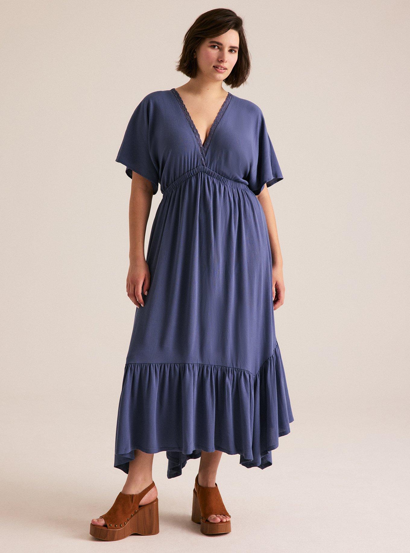 Festi Hanky Hem Maxi Dress, NIGHTSHADOW BLUE, alternate
