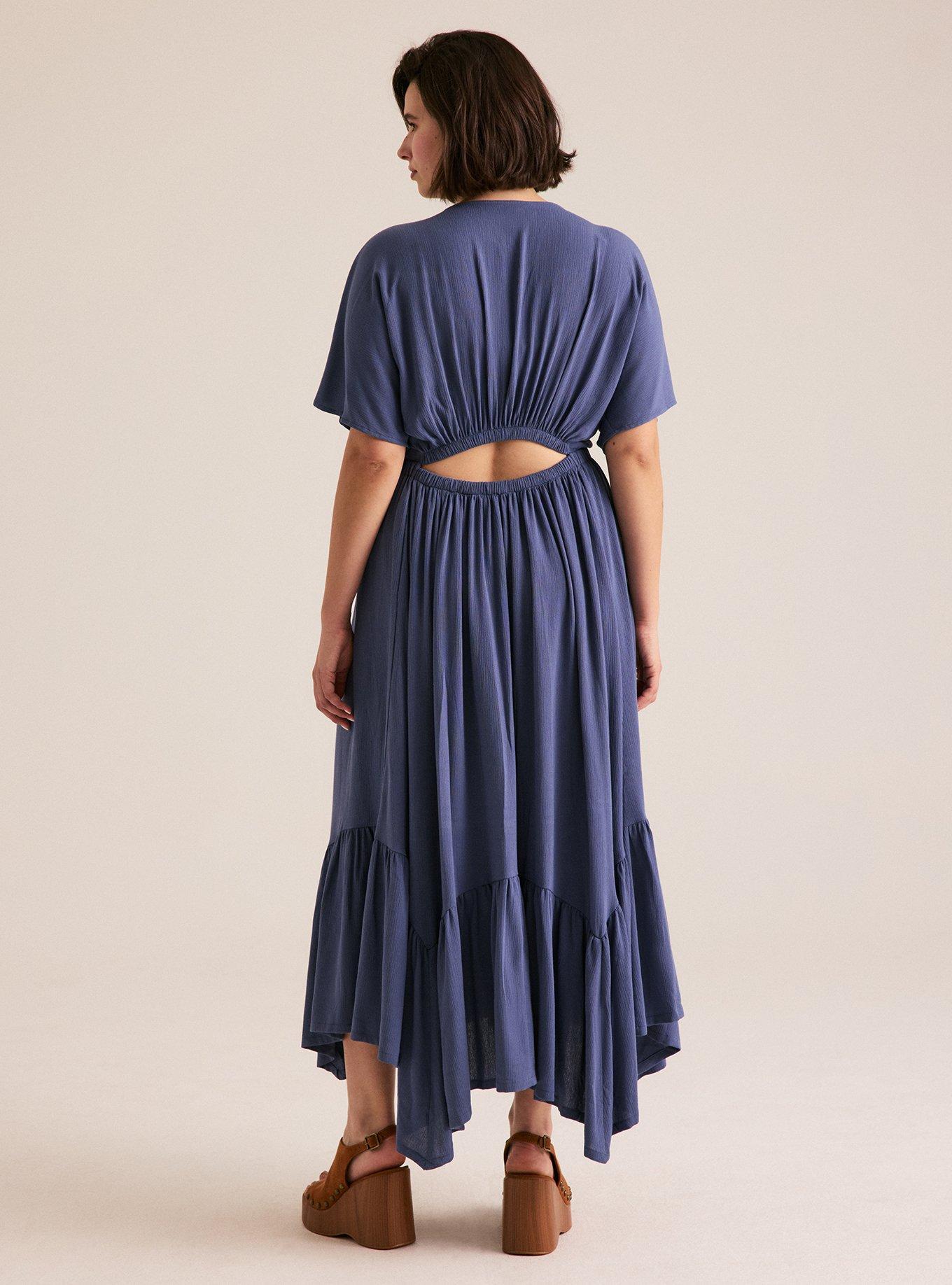 Festi Hanky Hem Maxi Dress, NIGHTSHADOW BLUE, alternate