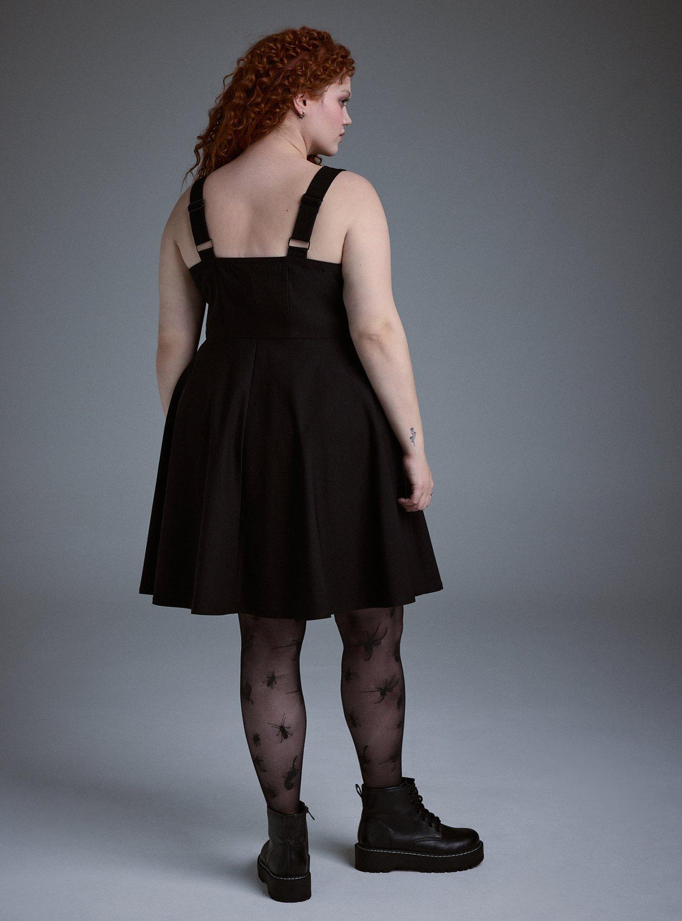 Nightfall Chain Mini Dress, DEEP BLACK, alternate