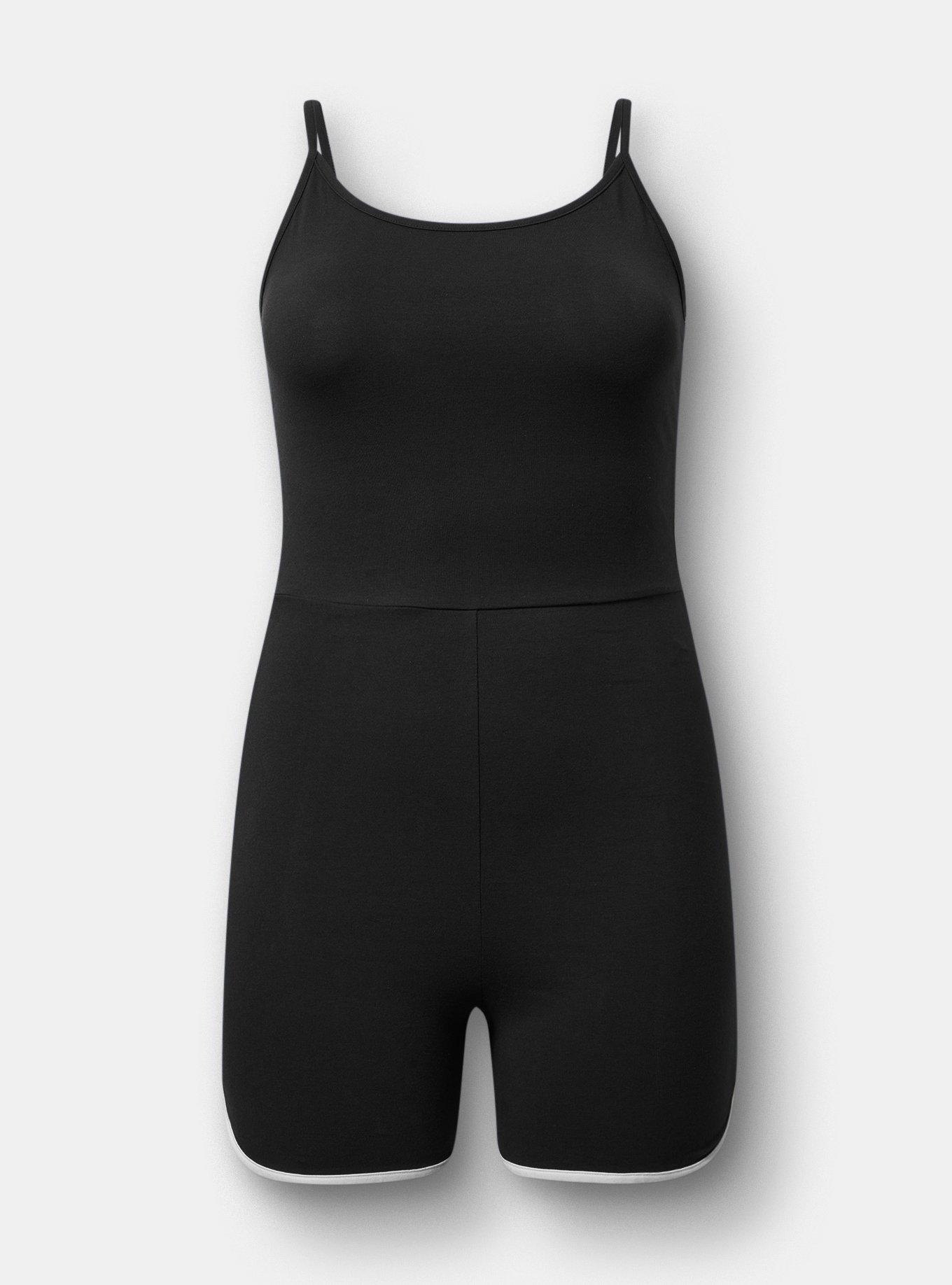 5'' Dolphin Hem One Piece, DEEP BLACK, hi-res