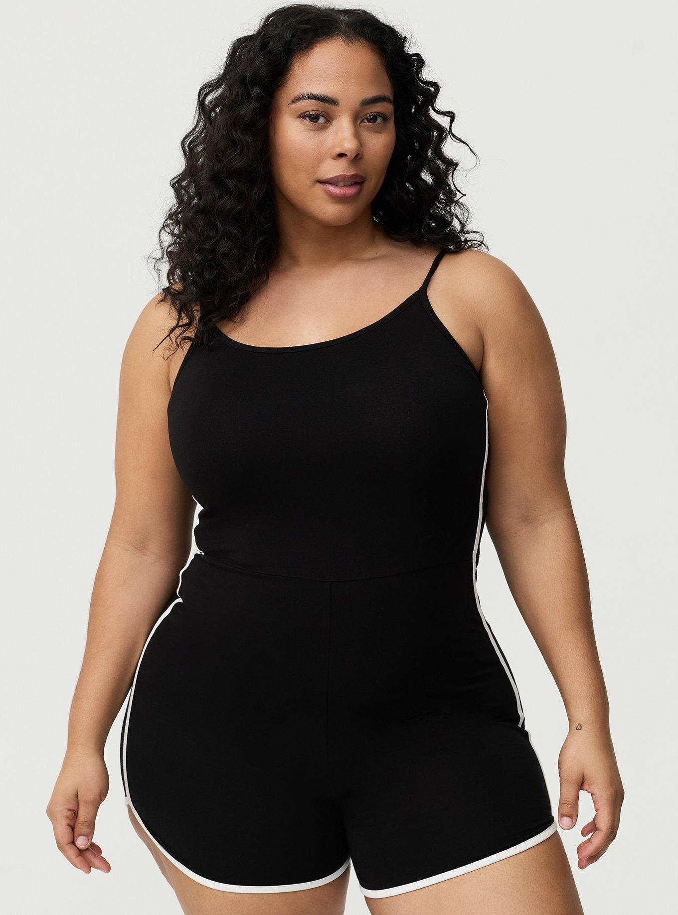 5'' Dolphin Hem One Piece, DEEP BLACK, hi-res