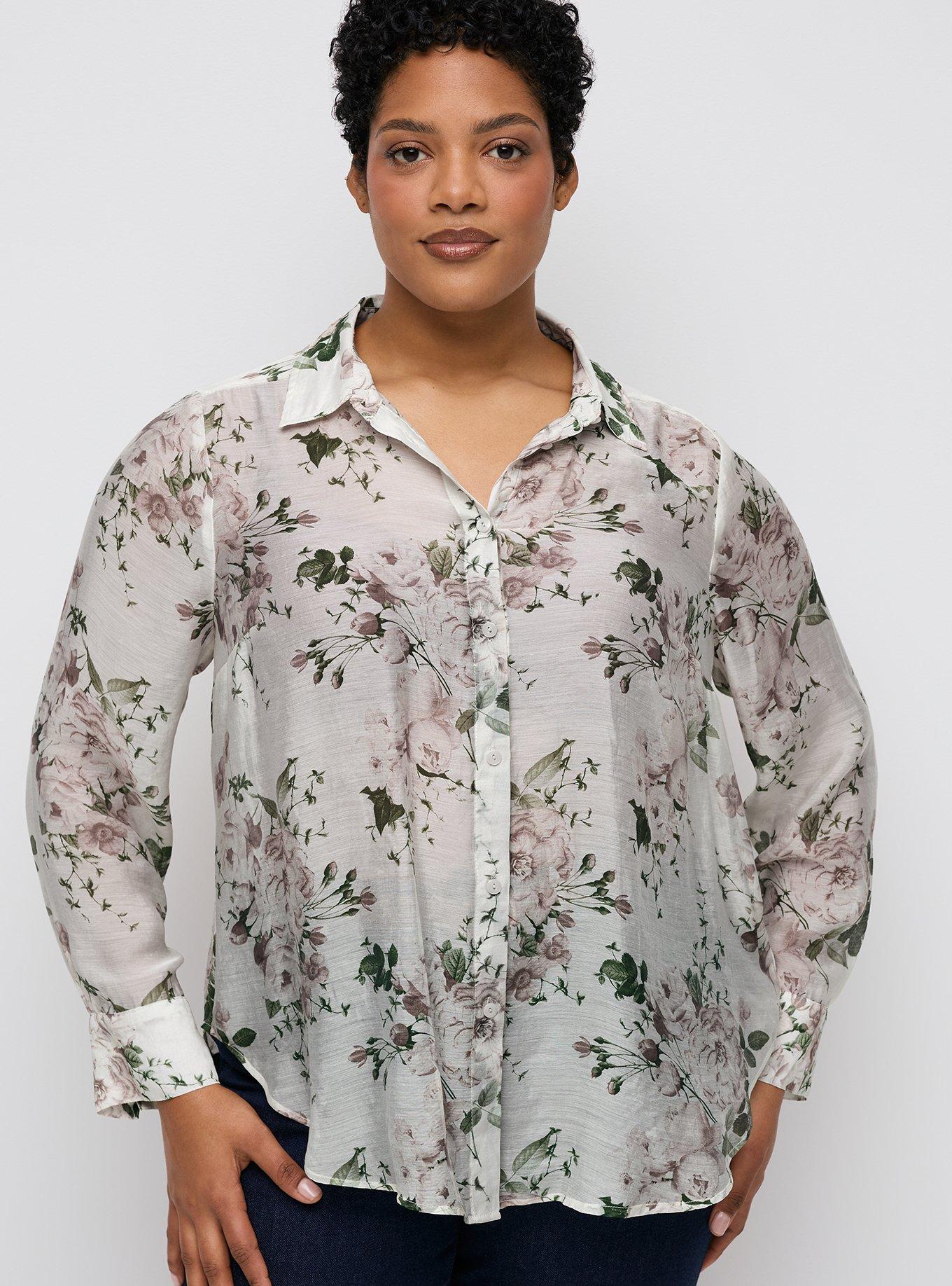 Studio Classic Shirt, GRACIE FLORAL PINK BLANC DE BLANC, alternate