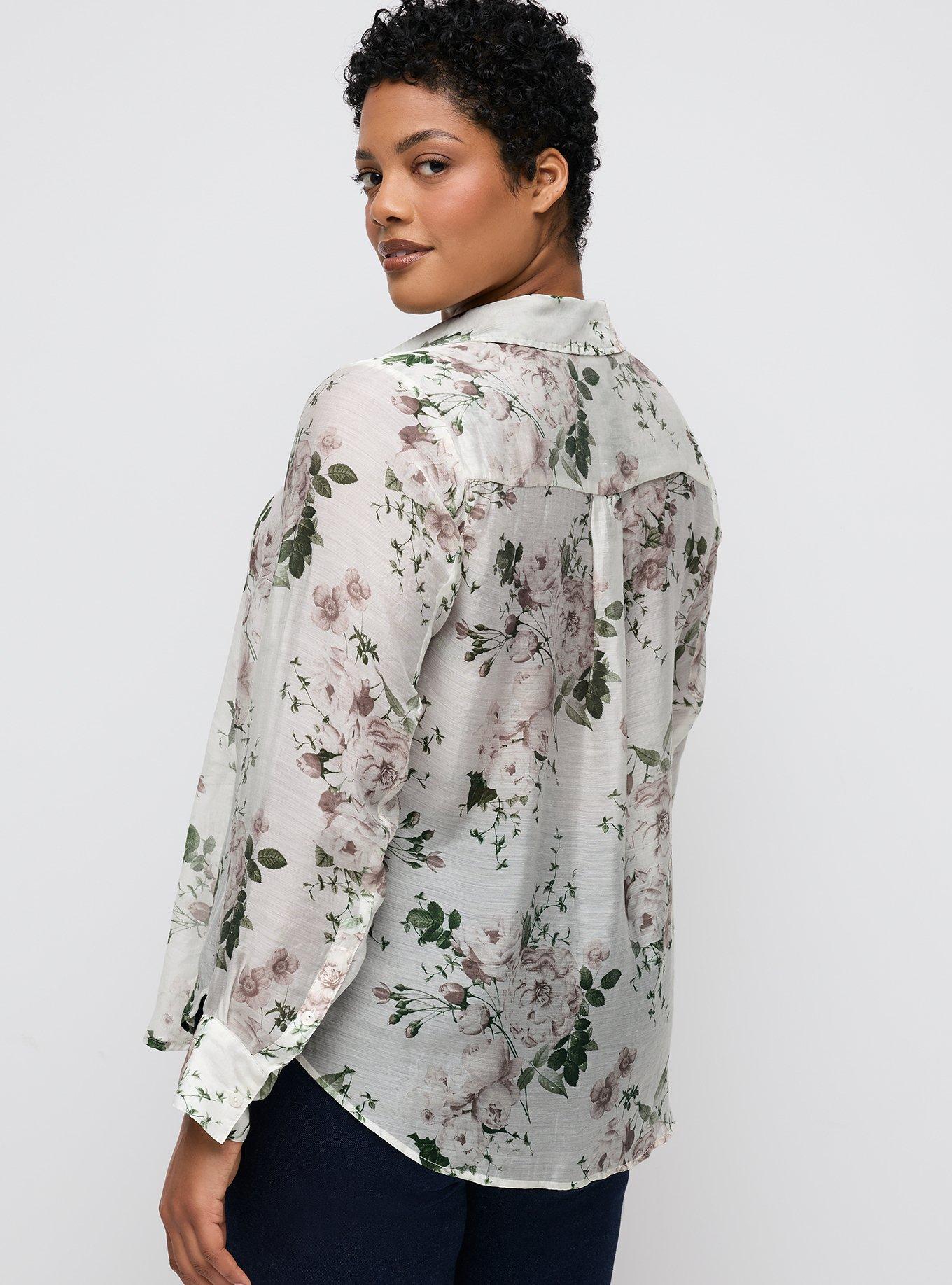 Studio Classic Shirt, GRACIE FLORAL PINK BLANC DE BLANC, alternate