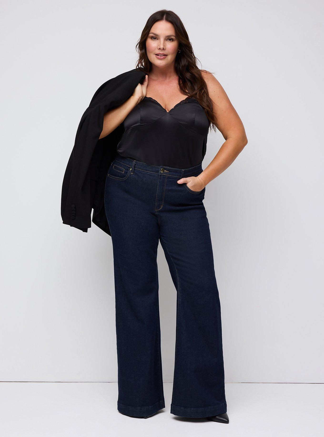 Studio Satin & Lace Camisole, DEEP BLACK, alternate