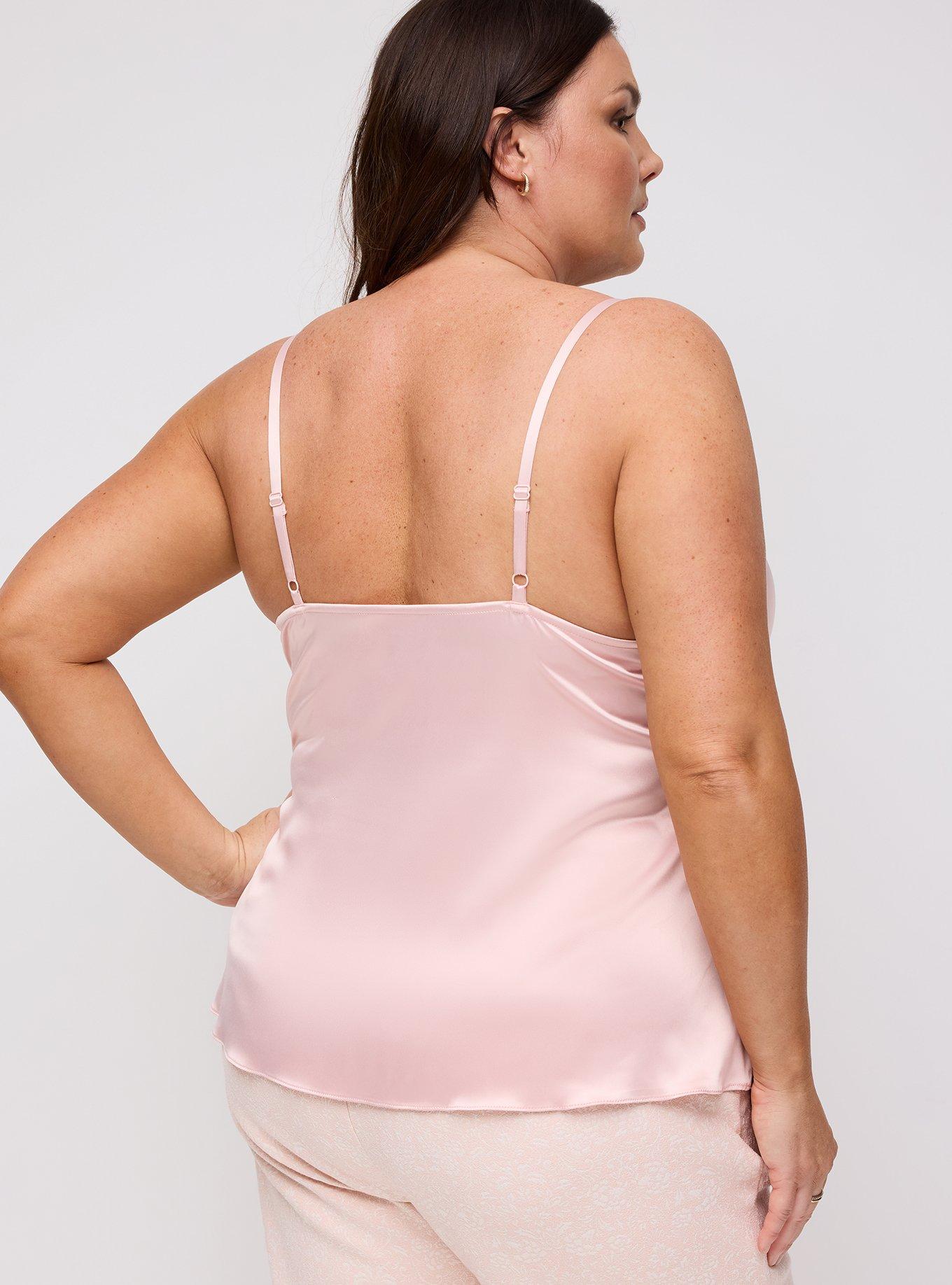 Studio Satin & Lace Camisole, ENGLISH ROSE, alternate