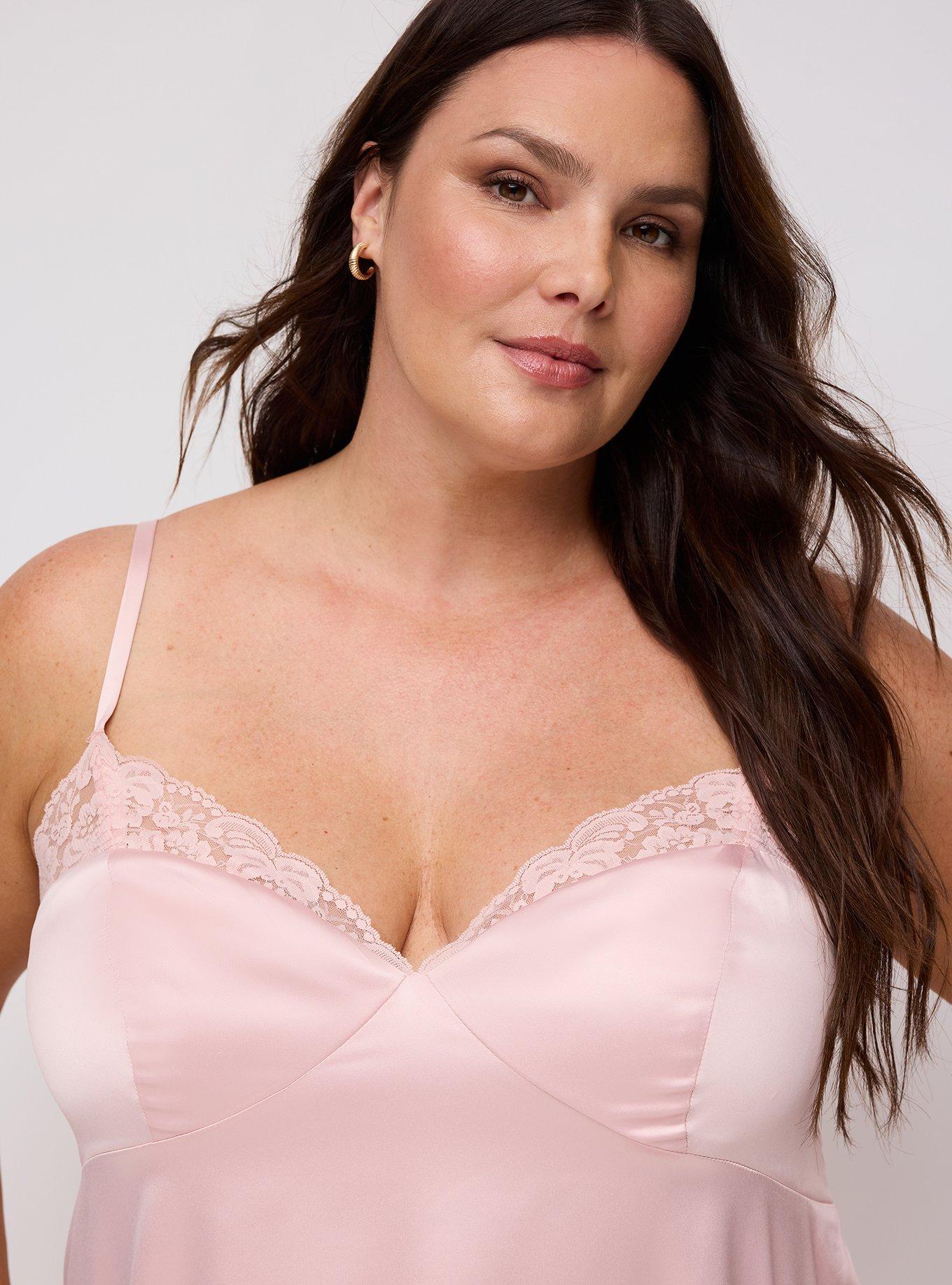 Studio Satin & Lace Camisole, ENGLISH ROSE, alternate