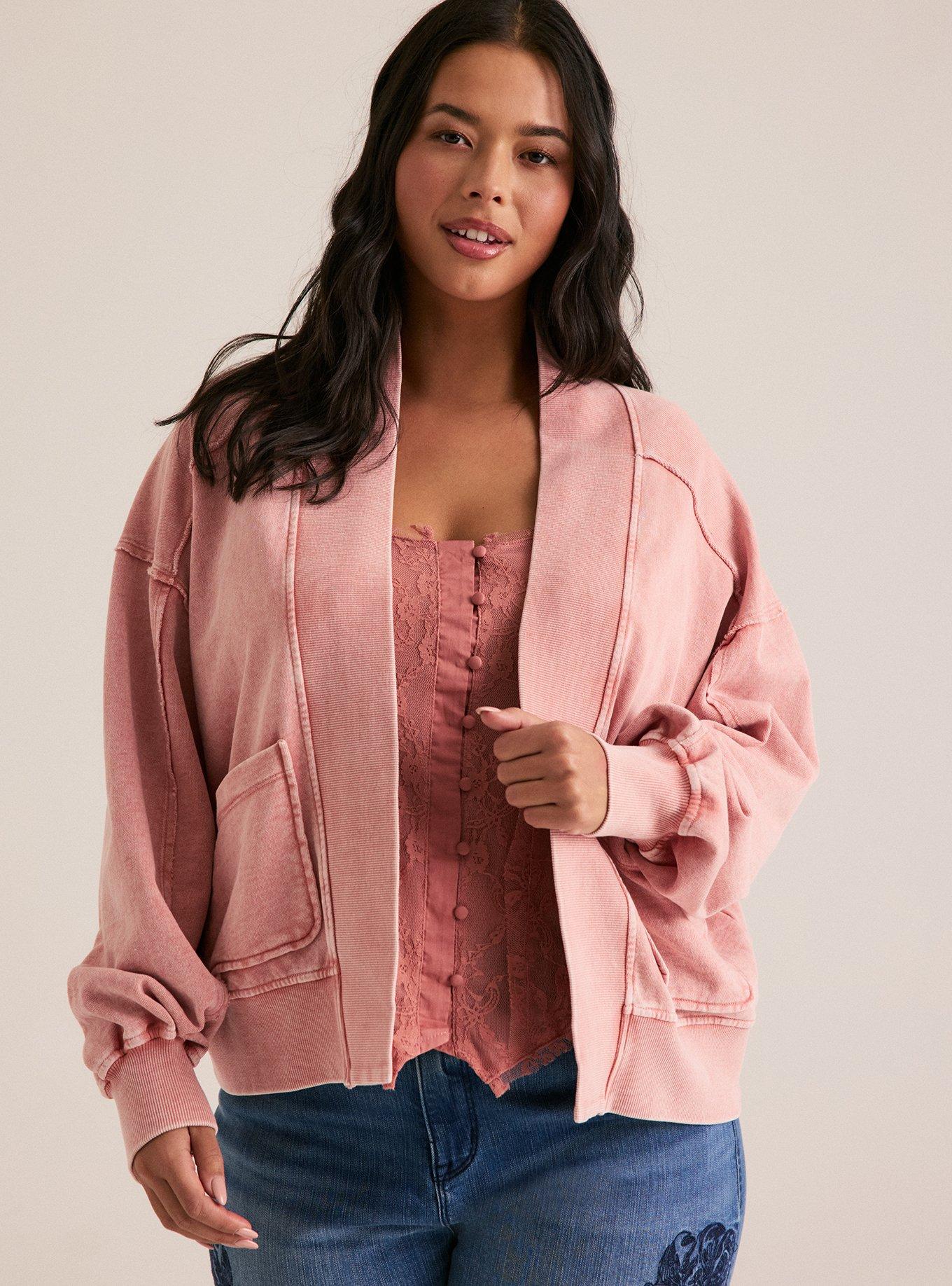 Festi Dolman Cardigan, OLD ROSE, alternate