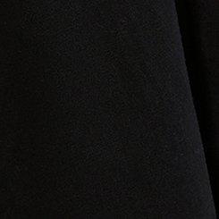 Belle Isle Scalloped Edge Midi Skirt, DEEP BLACK, swatch