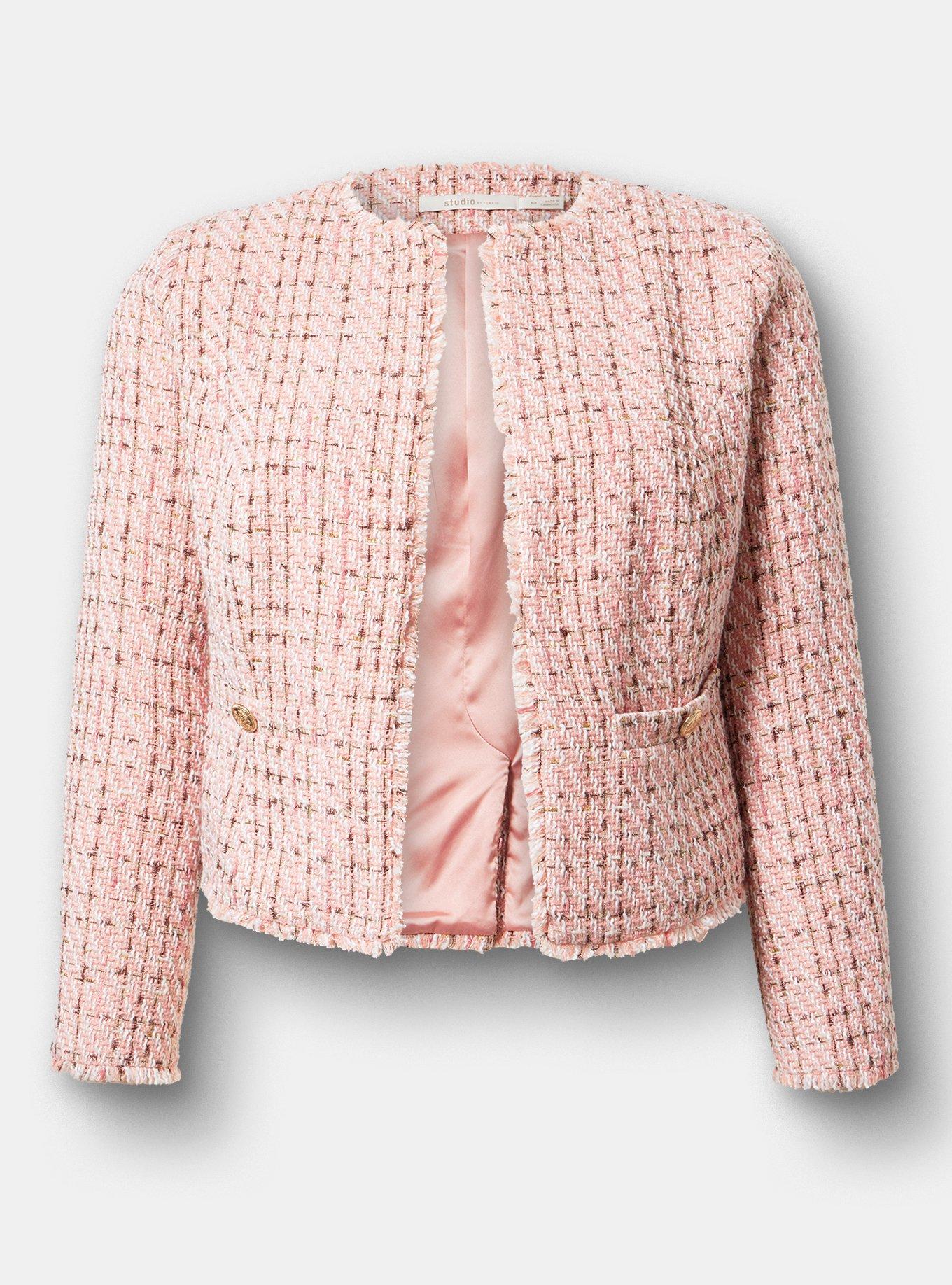 Studio Boucle Blazer, LANTANA, hi-res