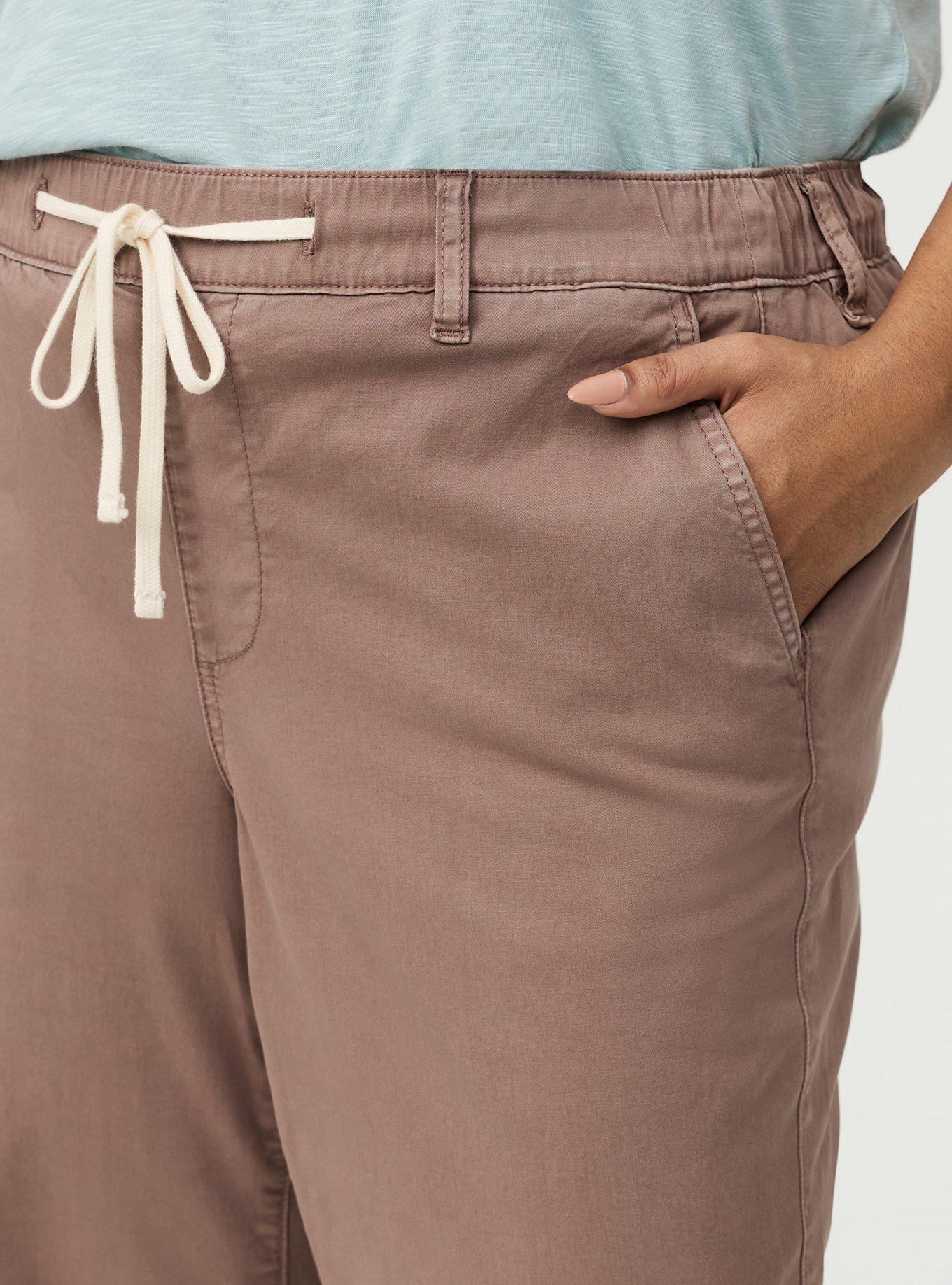 Weekend Mid-Rise Twill Straight Pant, DEEP TAUPE, alternate