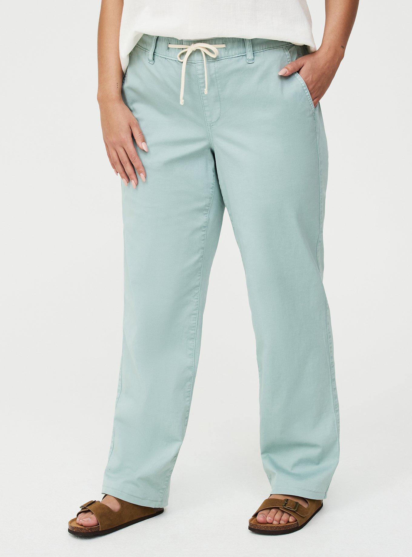 Weekend Mid-Rise Twill Straight Pant, GRAY MIST, alternate