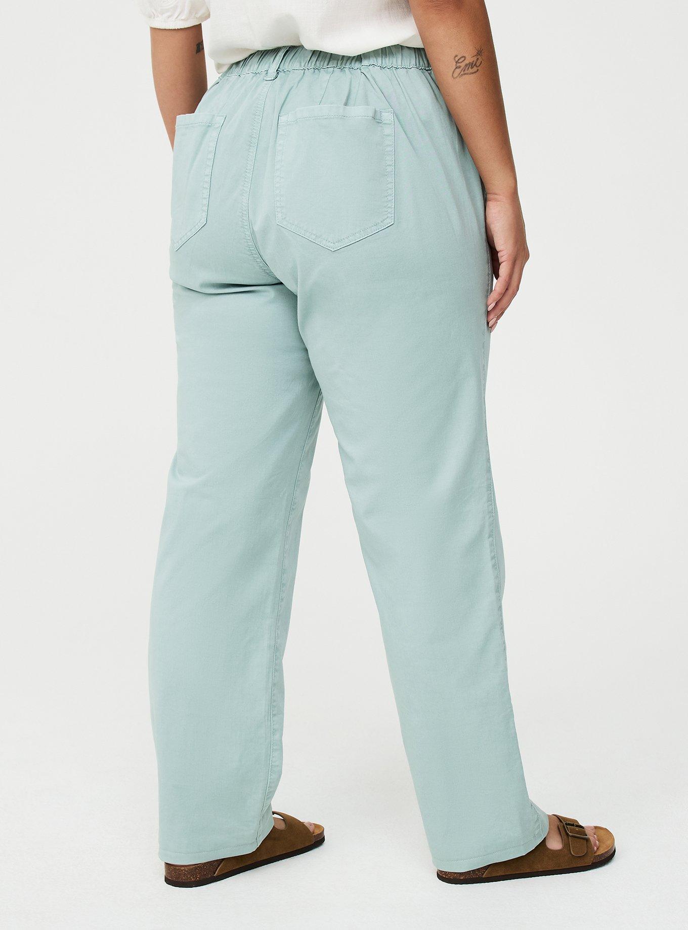 Weekend Mid-Rise Twill Straight Pant, GRAY MIST, alternate