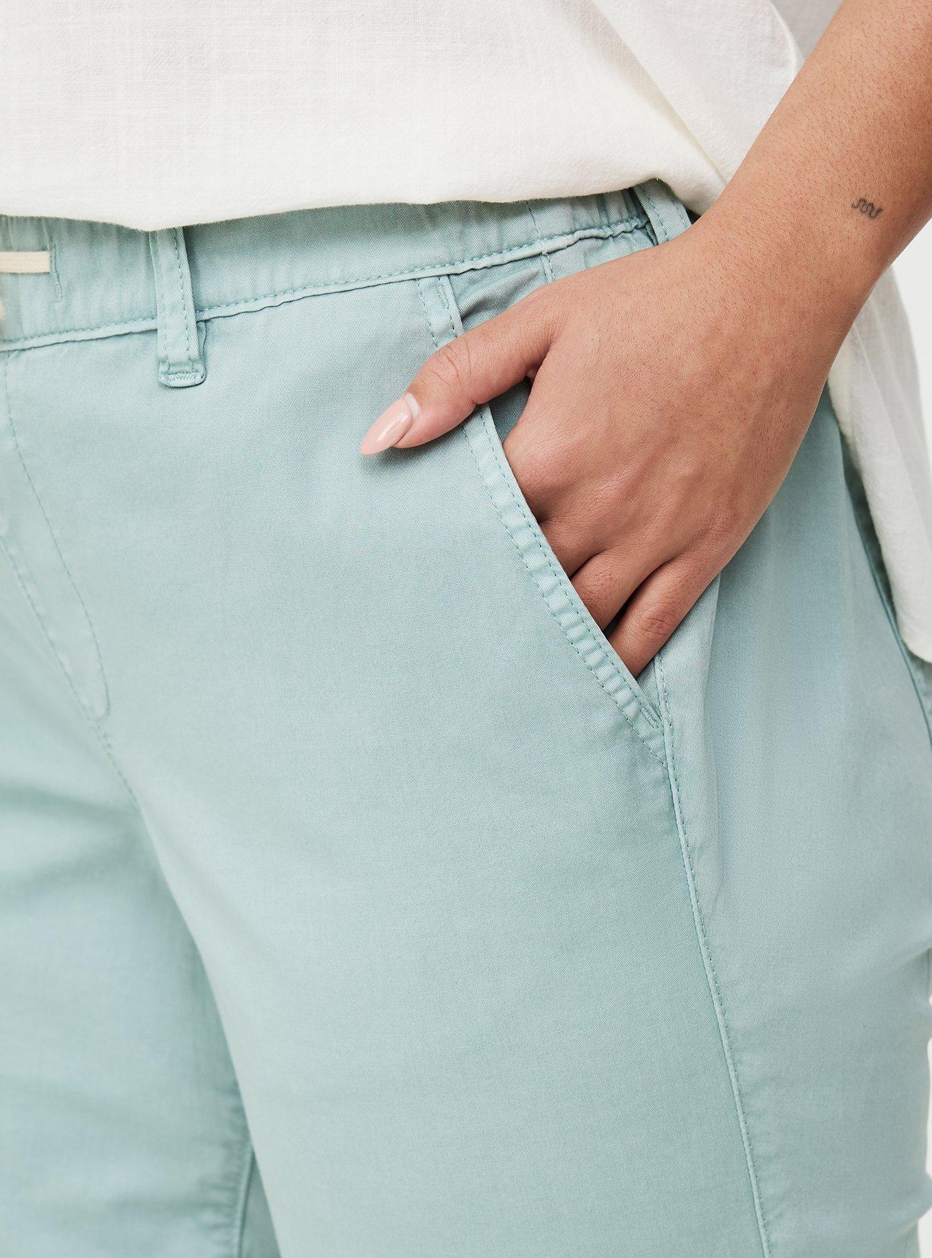 Weekend Mid-Rise Twill Straight Pant, GRAY MIST, alternate