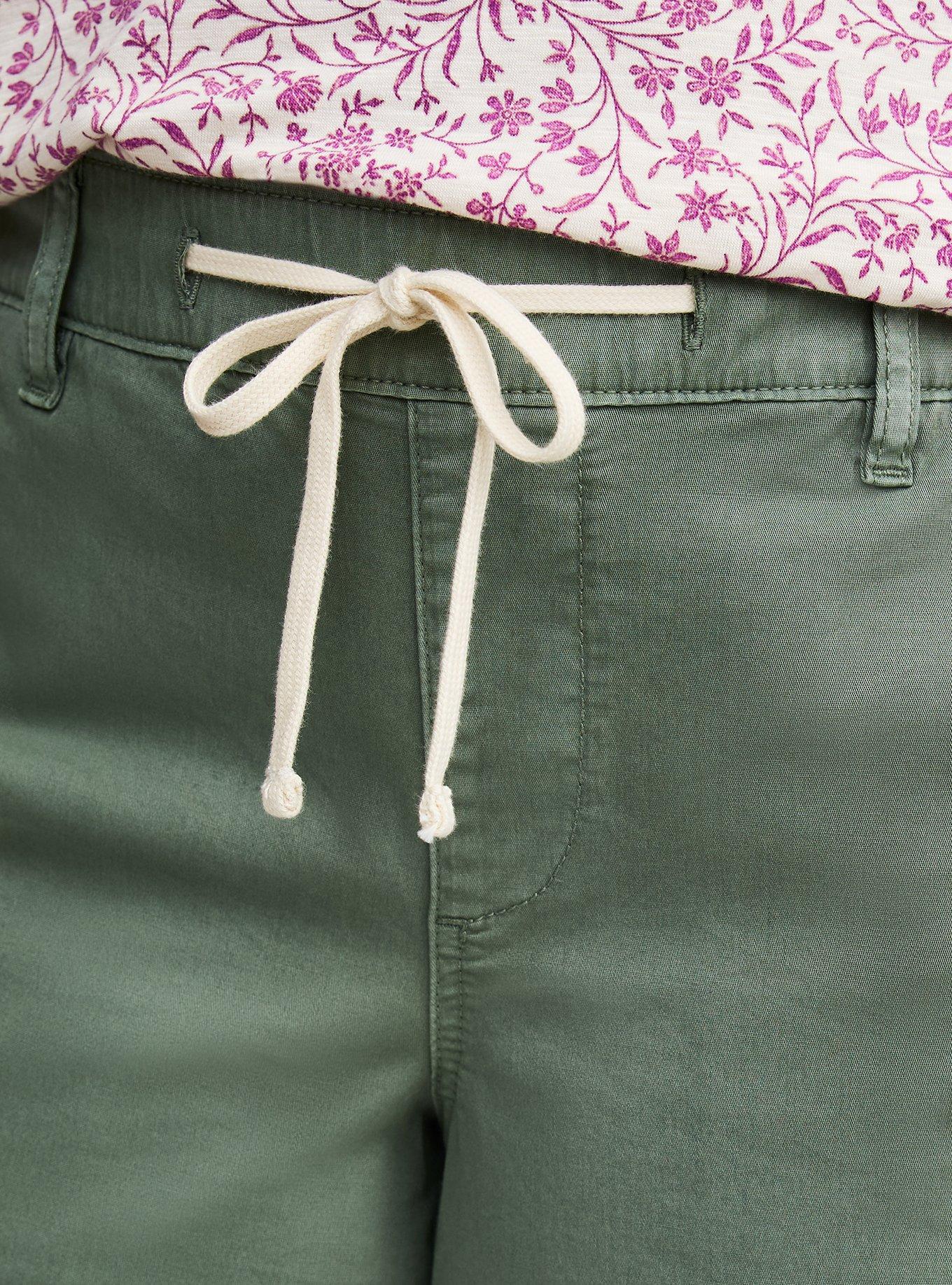 Weekend Mid-Rise Twill Straight Pant, AGAVE GREEN, alternate