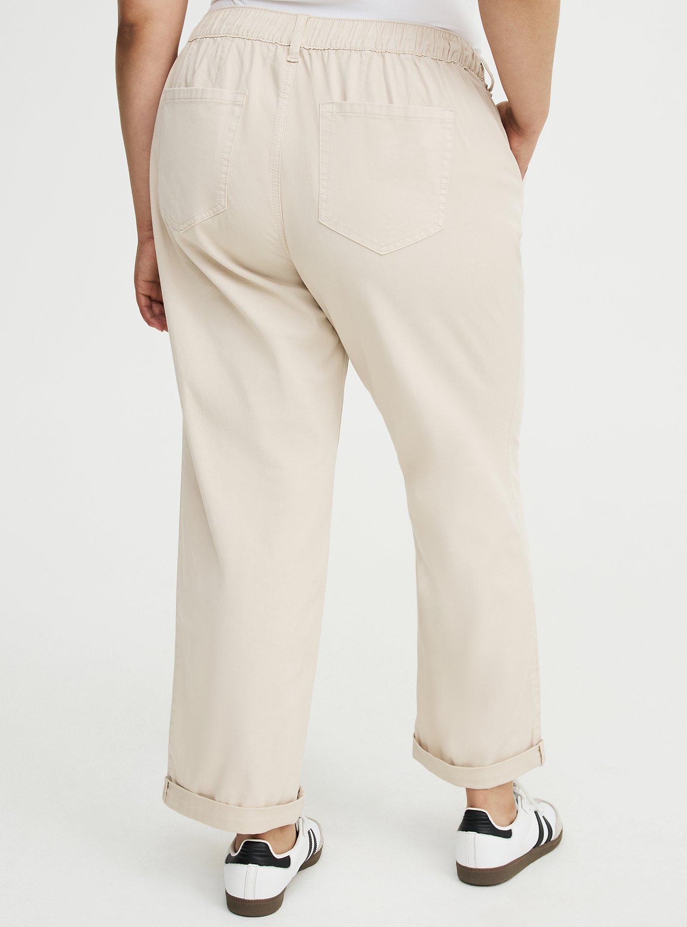 Weekend Mid-Rise Twill Straight Pant, RAINY DAY, alternate