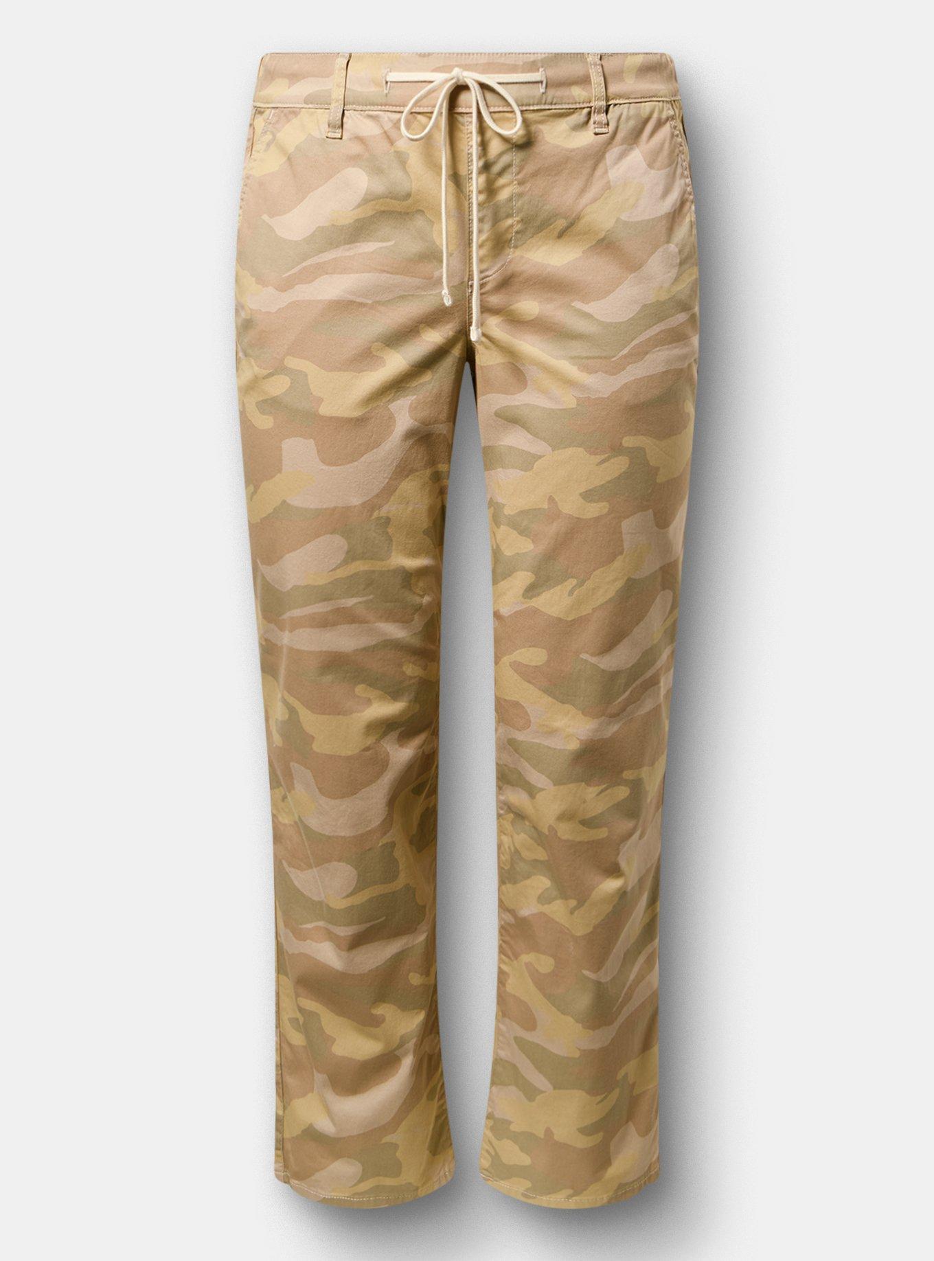 Weekend Mid-Rise Twill Straight Pant, CAMO CADET DESERT CAMO, hi-res