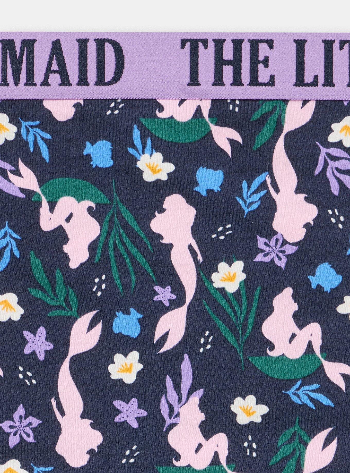 Little Mermaid Mid-Rise Cotton Cheeky Panty, MULTI, alternate