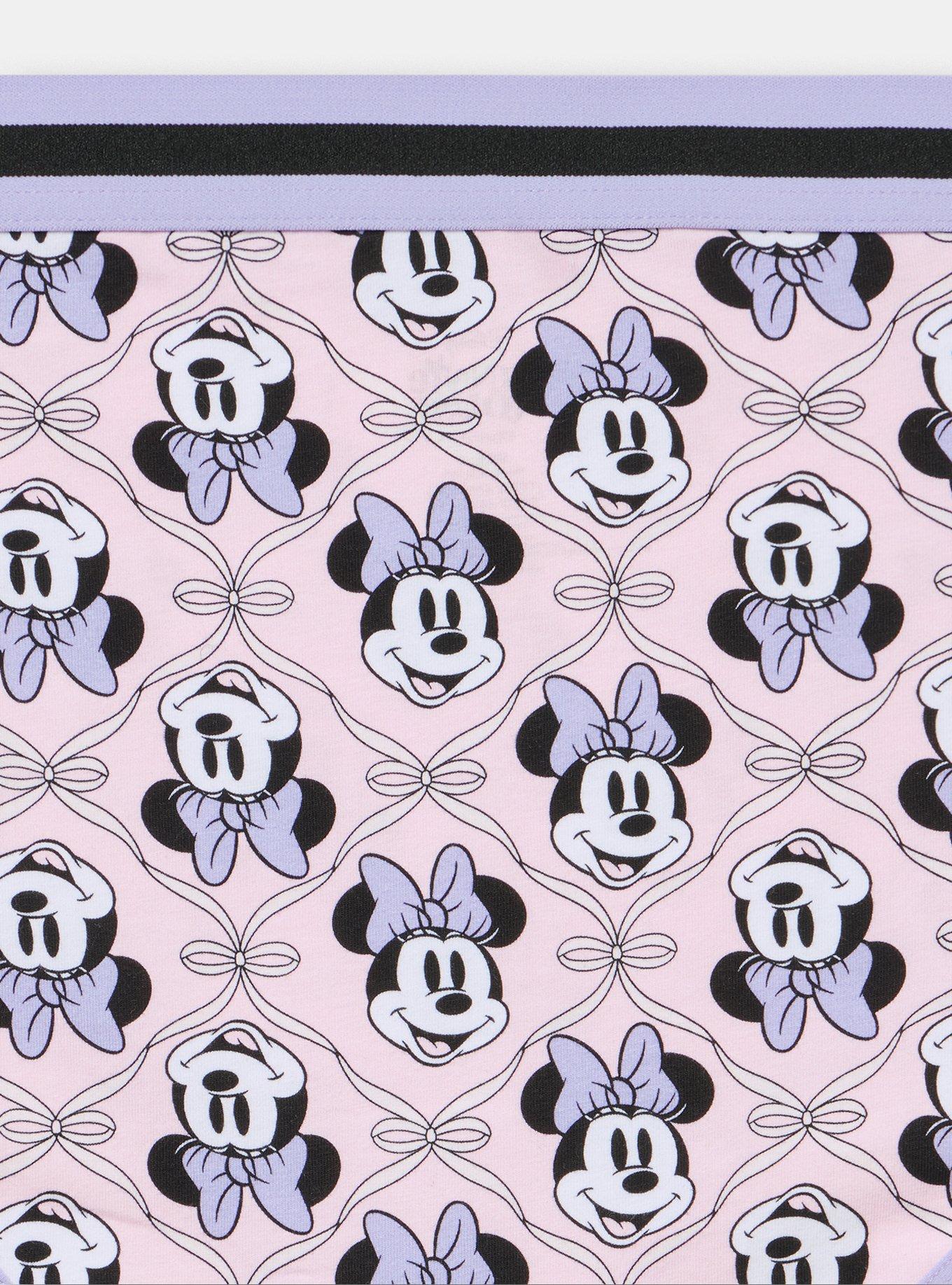 Minnie Mouse Mid-Rise Cotton Brief Panty, MULTI, alternate