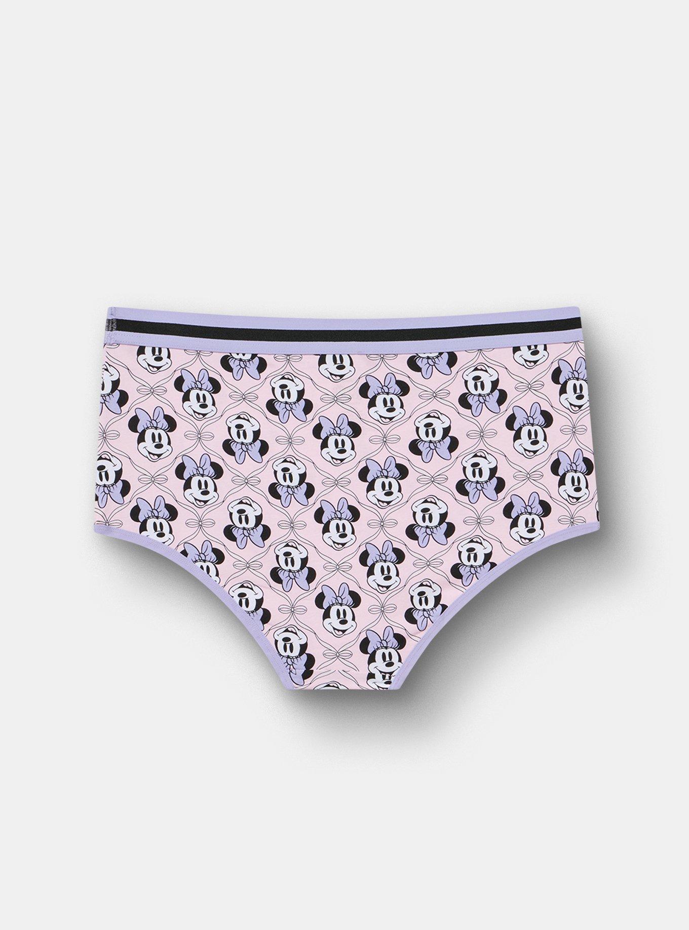 Minnie Mouse Mid-Rise Cotton Brief Panty, MULTI, alternate