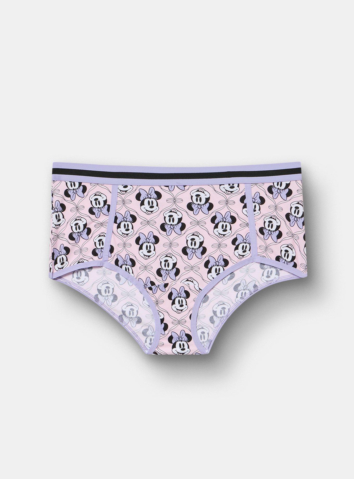Minnie Mouse Mid-Rise Cotton Brief Panty, MULTI, hi-res