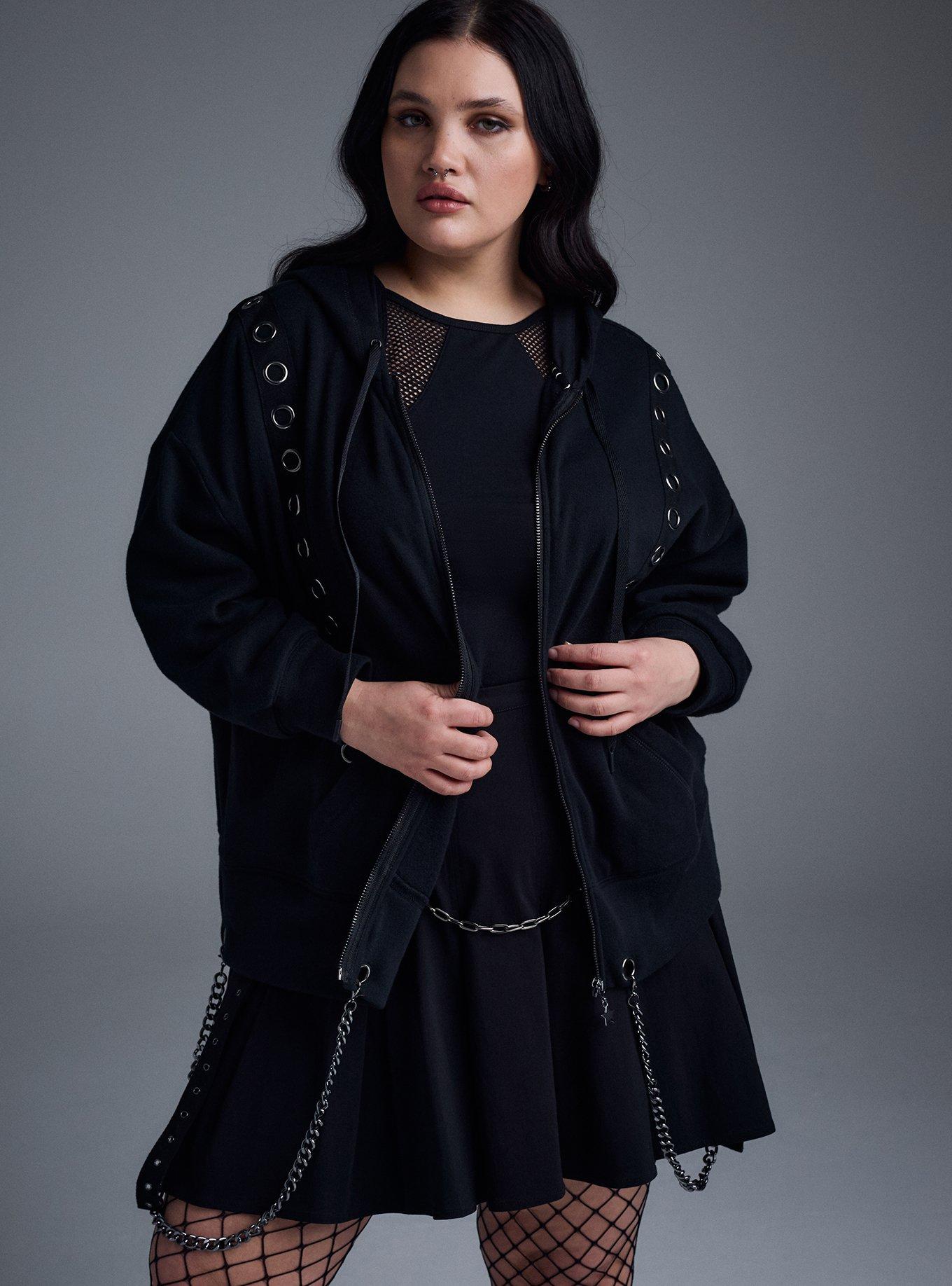 Plus Size - Nightfall Chain Zip Hoodie - Torrid