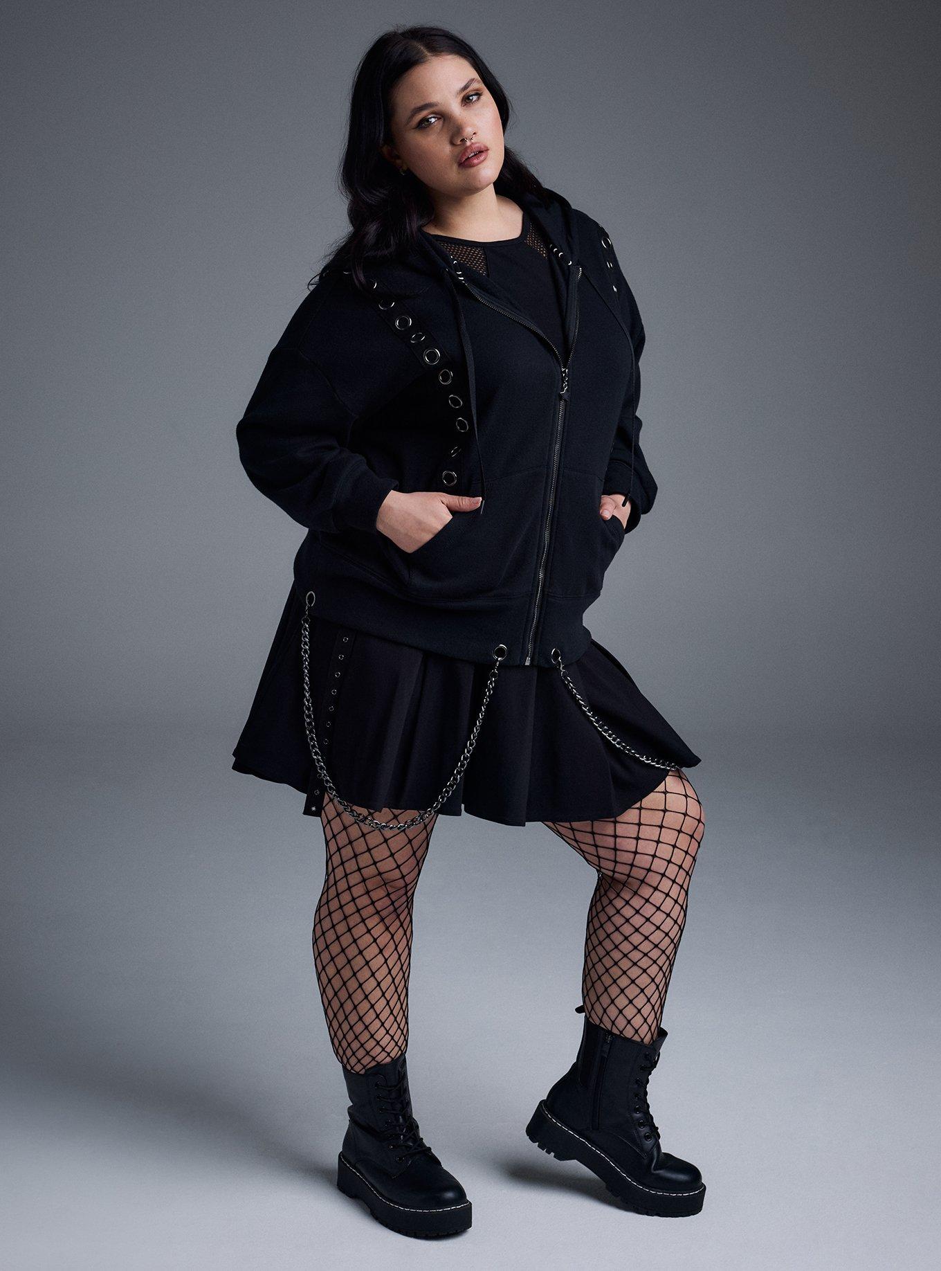 Plus Size - Nightfall Chain Zip Hoodie - Torrid