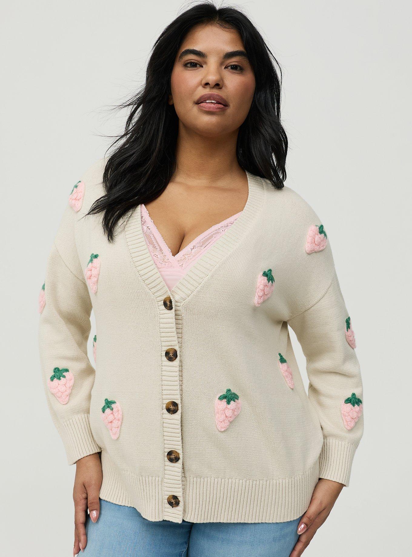 V-Neck Cardigan, BIRCH, alternate