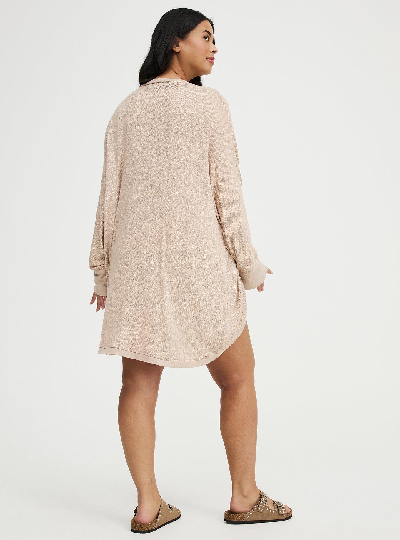 Hacci Open Cocoon Cardigan, DOESKIN, alternate