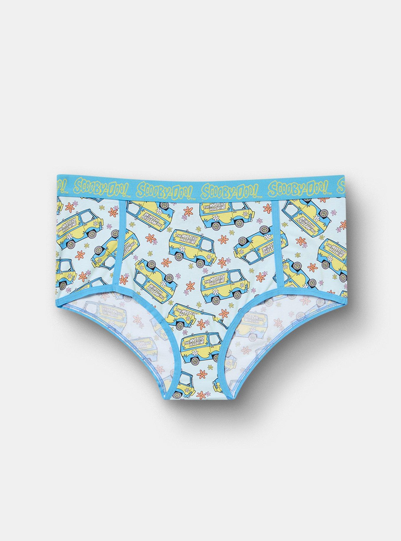 Scooby-Doo Mid-Rise Cotton Brief Panty, MULTI, hi-res