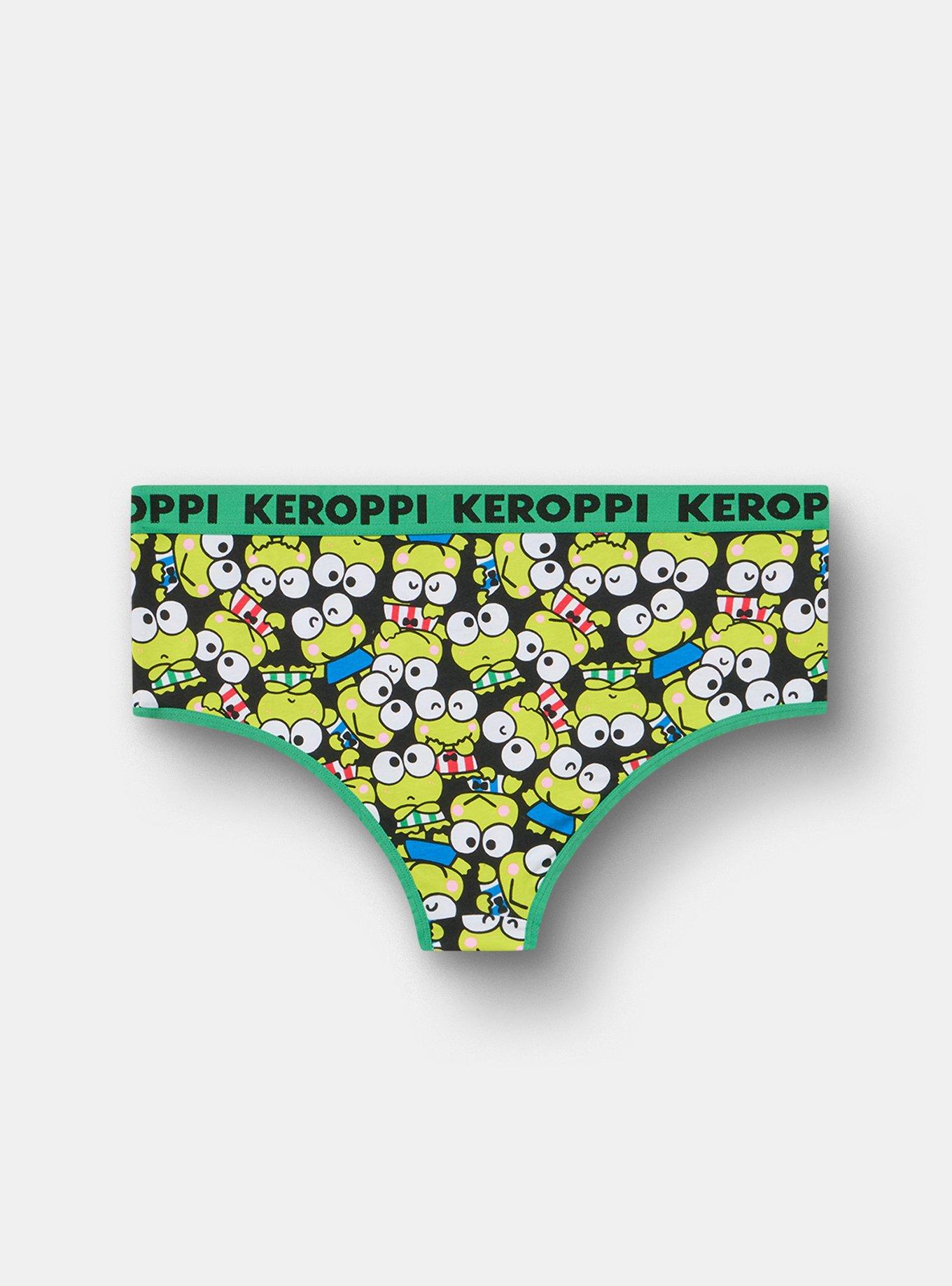 Keroppi Mid-Rise Cotton Cheeky Panty, MULTI, alternate