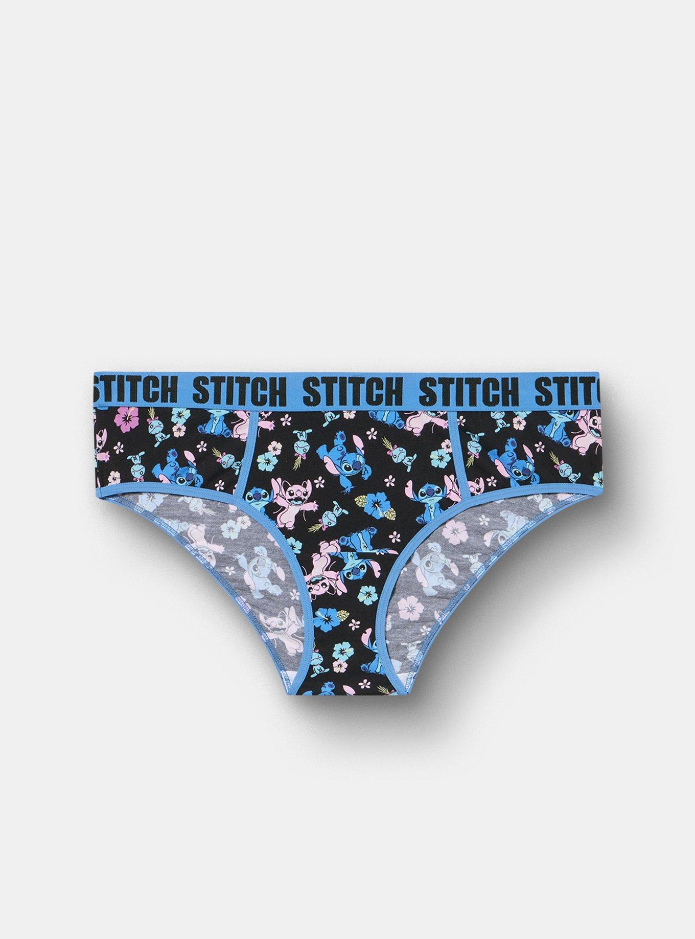 Stitch Mid-Rise Cotton Hipster Panty, MULTI, hi-res
