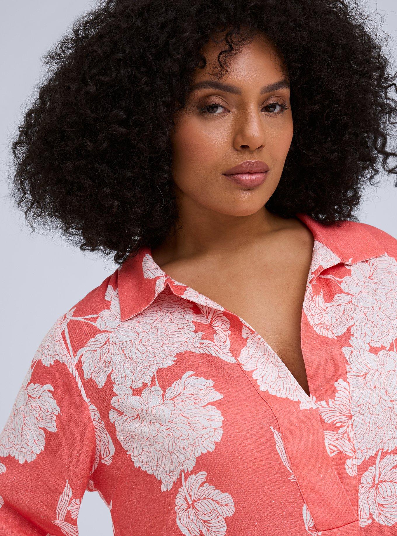 Belle Isle 3/4 Sleeve Maxi Dress, TOMORROW FLORAL PEACH, alternate