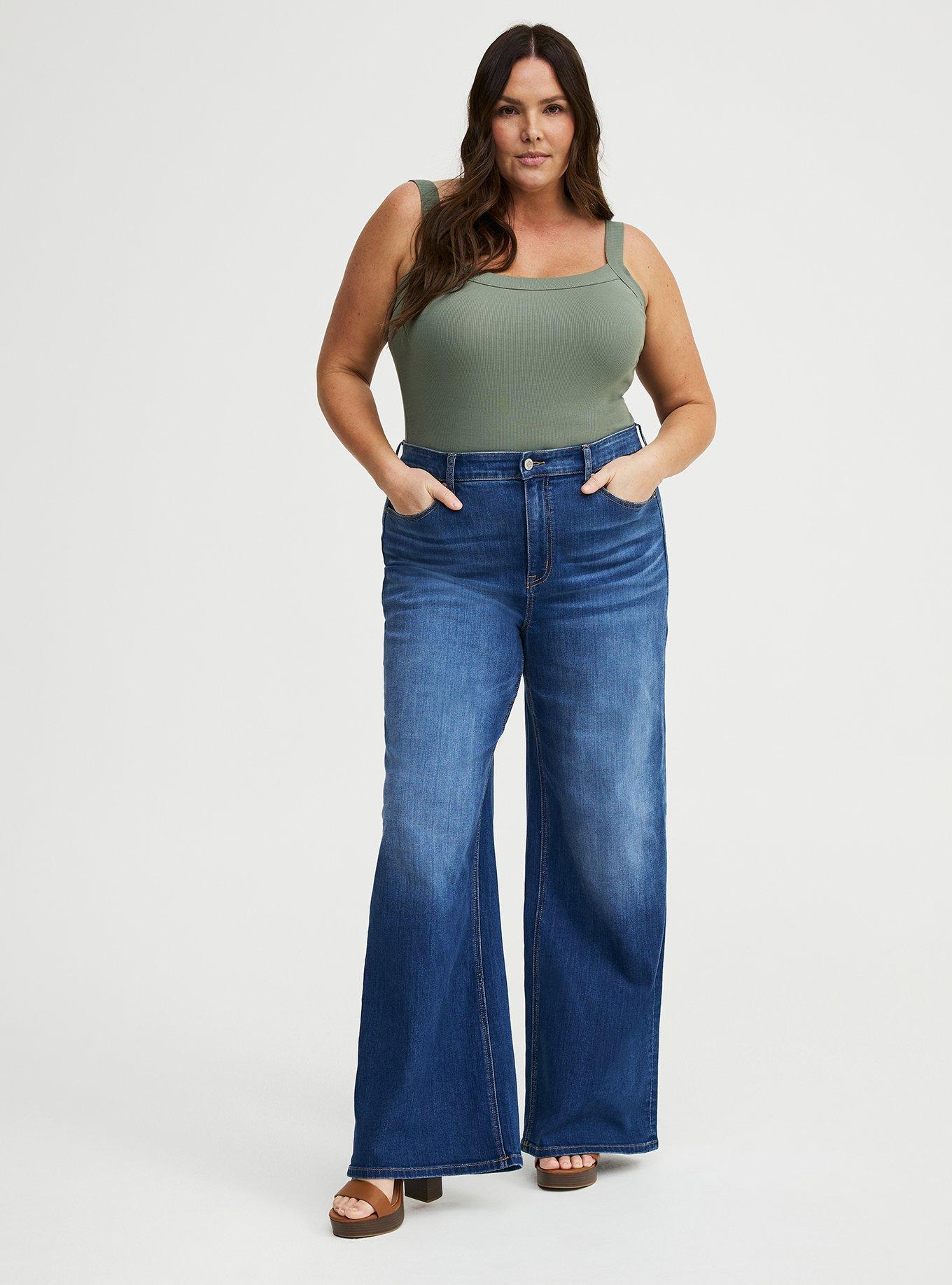 Cotton Modal Wide Strap Tank, AGAVE GREEN, alternate