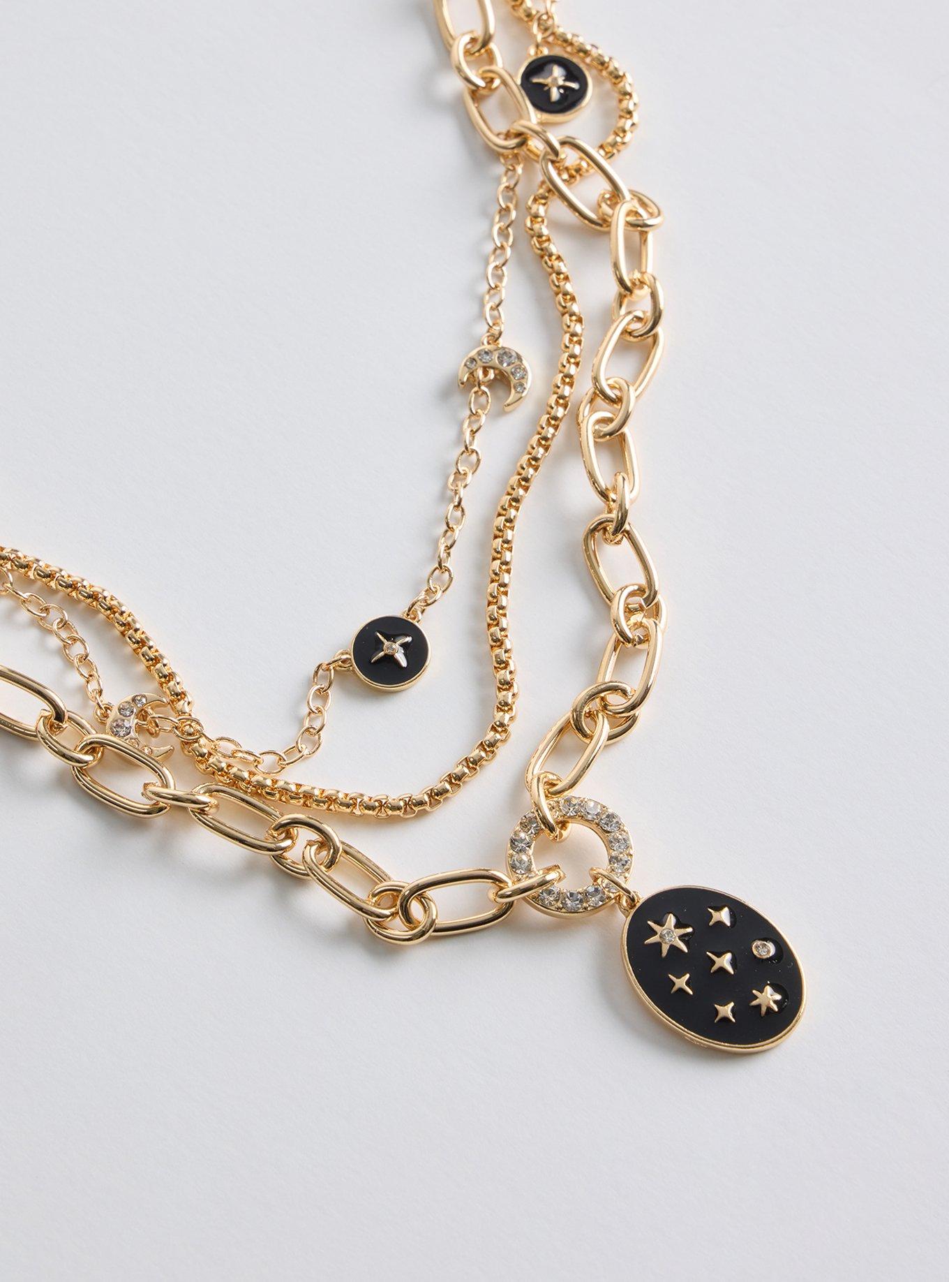 Celestial Layered Necklace, , alternate