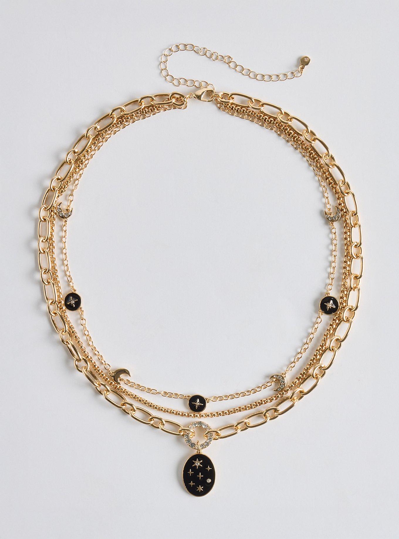 Celestial Layered Necklace, , hi-res