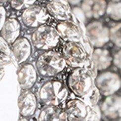 Plus Size Pave Heart Hook Earring, SILVER, swatch